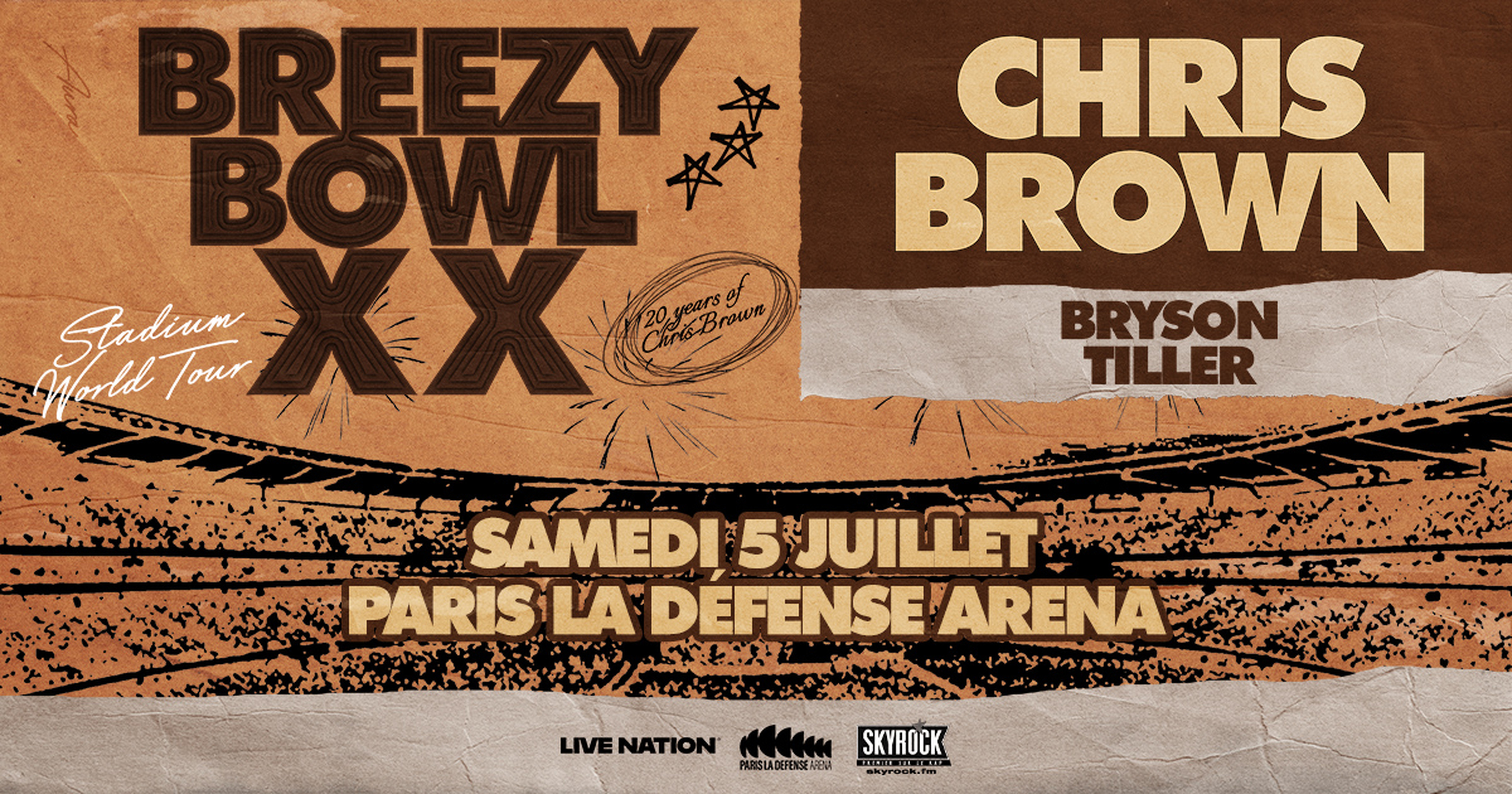 Chris Brown à Paris La Defense Arena