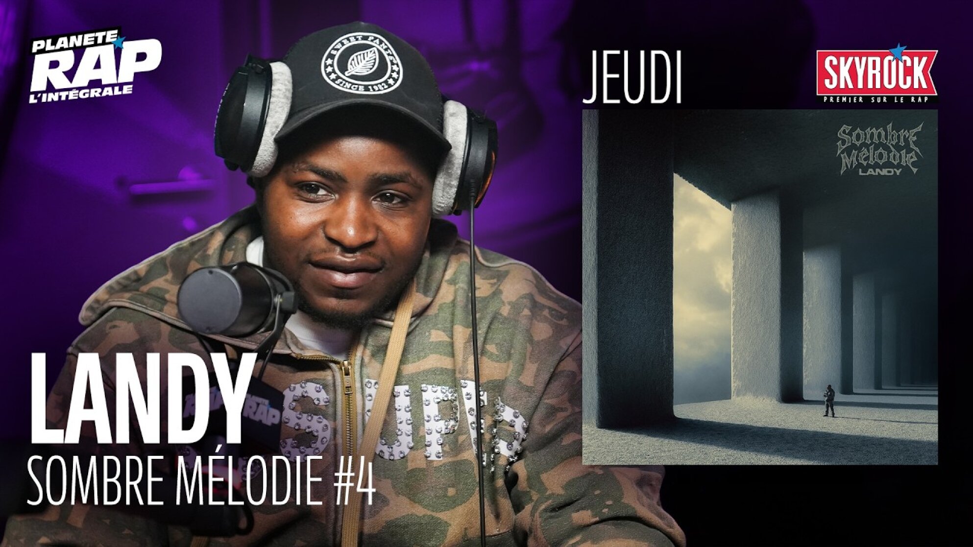 #PlanèteRap Landy "Sombre Mélodie" avec KeBlack, GLK, Igo, ZZ, Python loco... & Fred Musa ! (4-5)