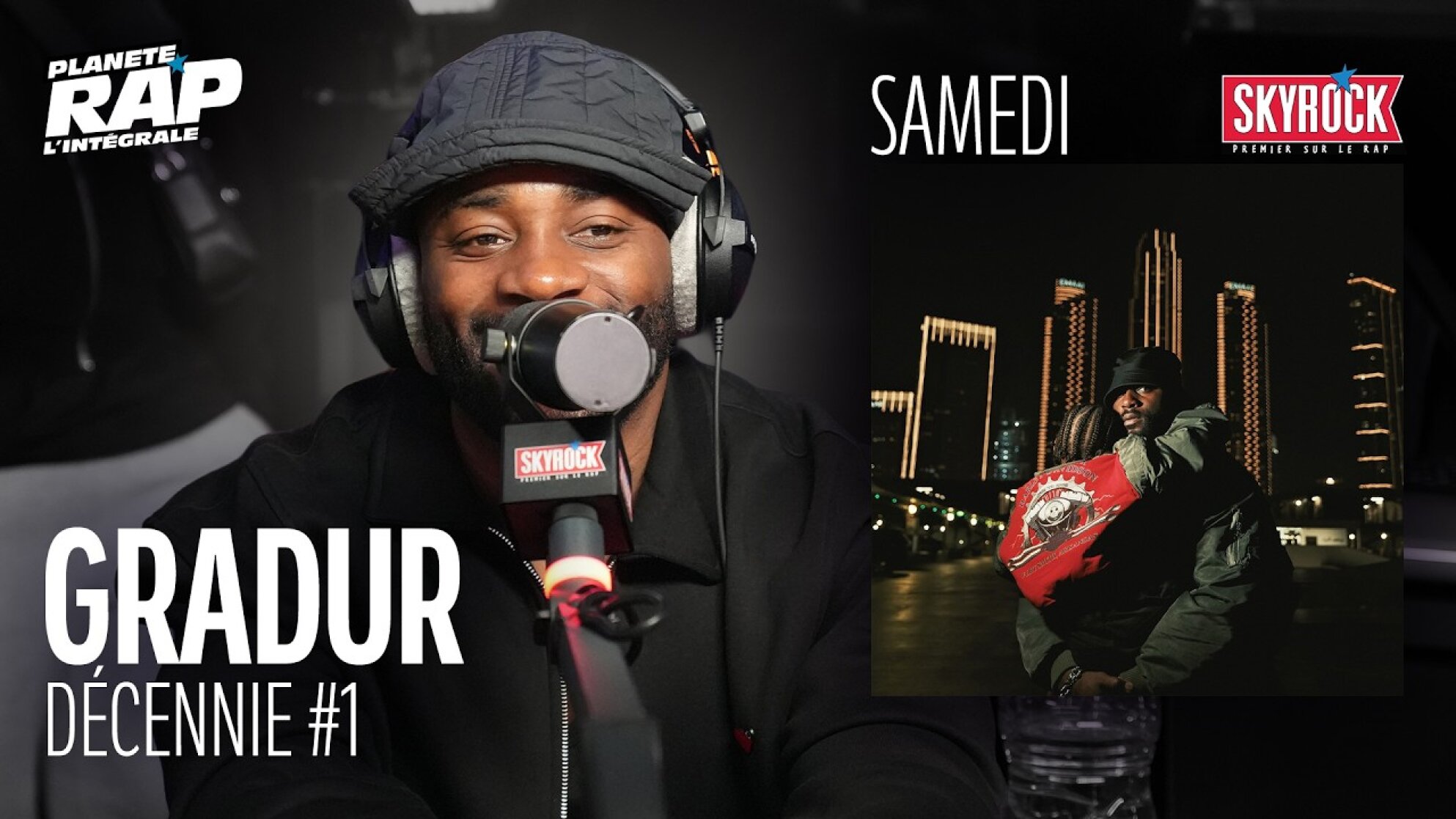 #PlanèteRap Gradur "Décennie" avec Naza, Mous-k, Shakal & Fred Musa ! (1- 2)