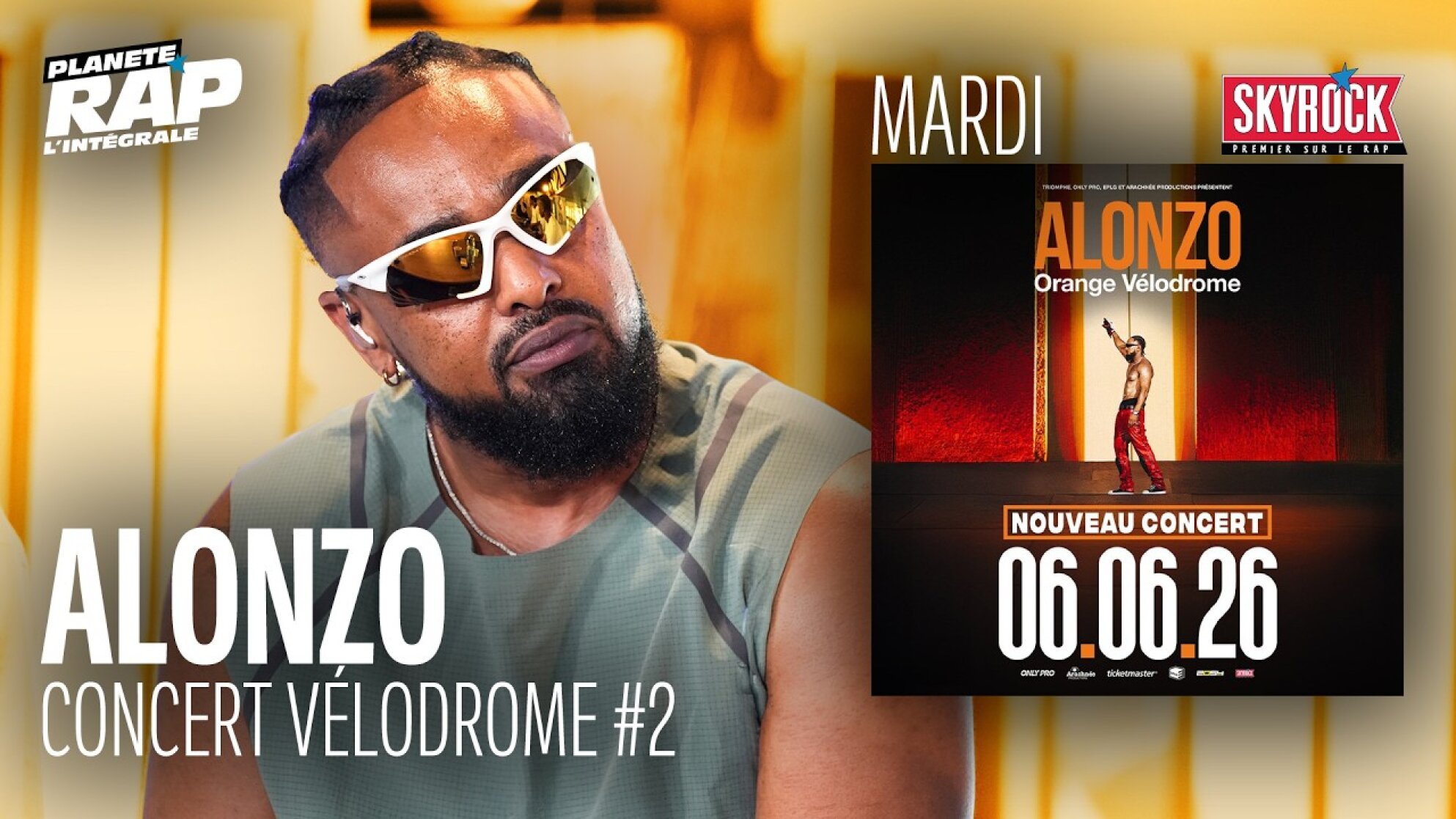 #PlanèteRap Alonzo - Concert Vélodrome avec MAV13, HT & BSF & Fred Musa ! (2-5)
