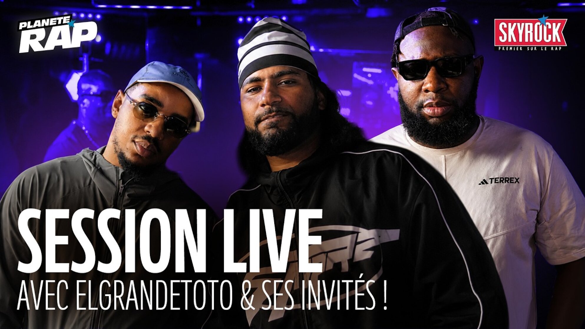 SESSION LIVE avec ElGrandeToto, Mous-K & Stavo ! #PlanèteRap