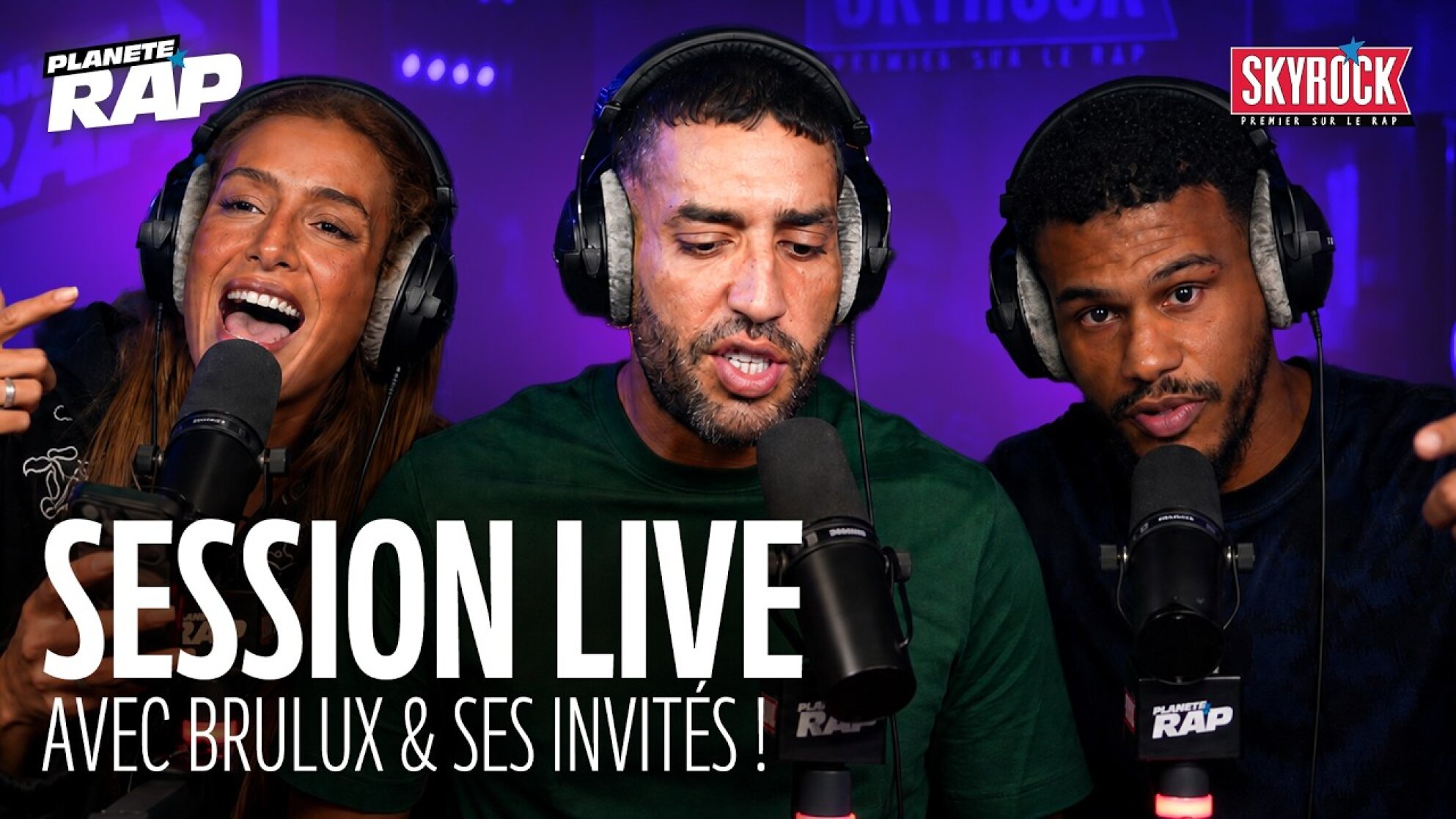 SESSION LIVE avec Doria, Dinor, Laquali, 2P, Benom, Mitch, KZ & Heykel ! #PlanèteRap