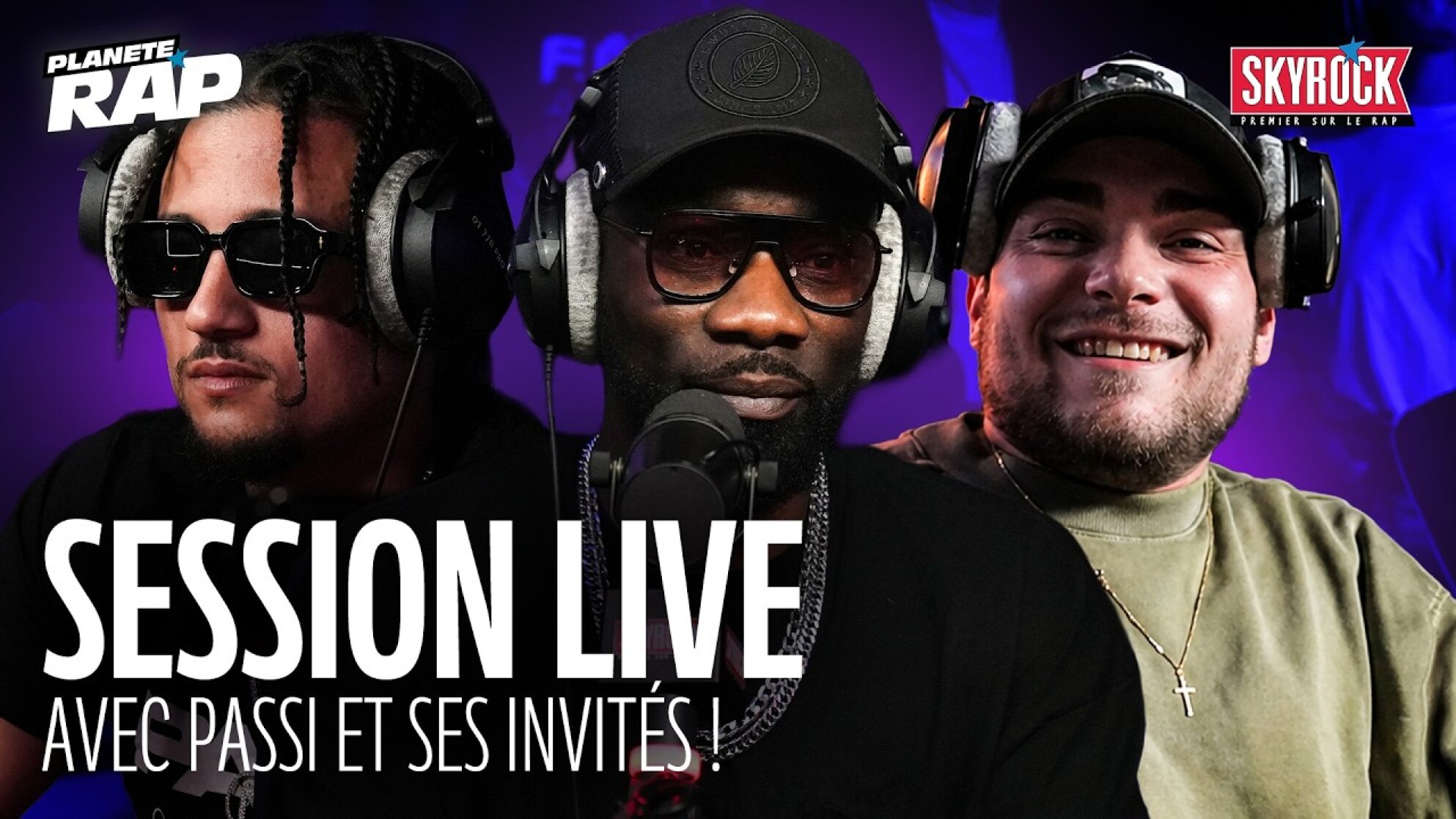 SESSION LIVE avec Passi, L'Amerigo & NDO Layams ! #PlanèteRap