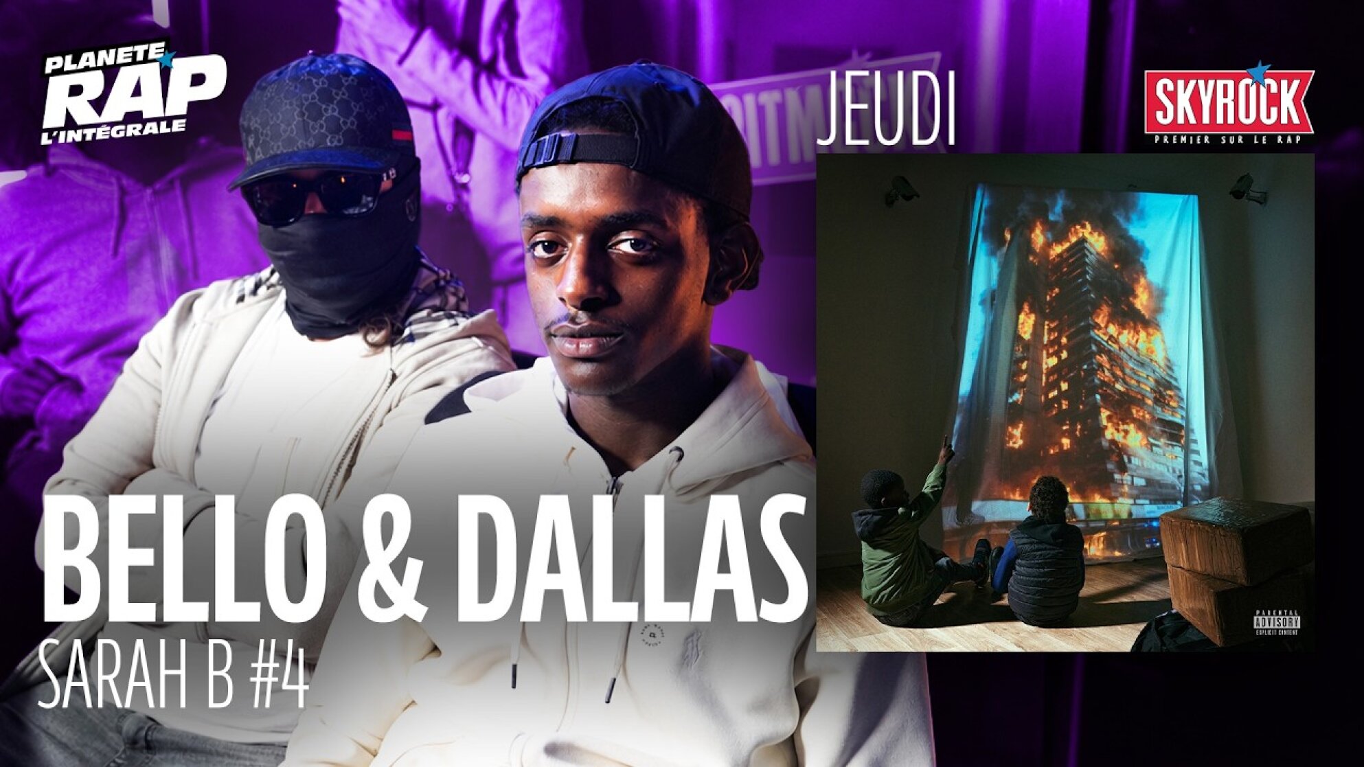 #PlanèteRap Bello&Dallas "Sarah B." avec Zinera, Amin, Boub'z, Meech & Fred Musa ! (4-5)