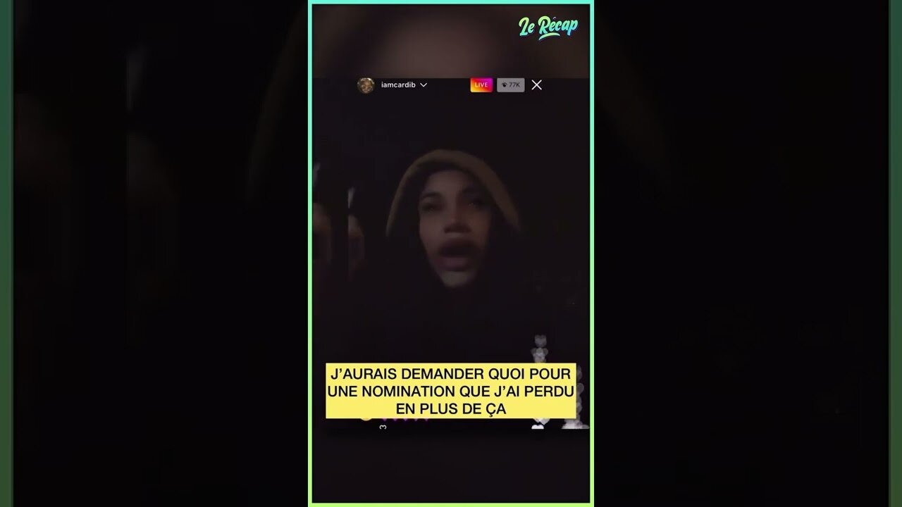 CARDI B PÈTE UN CÂBLE !
