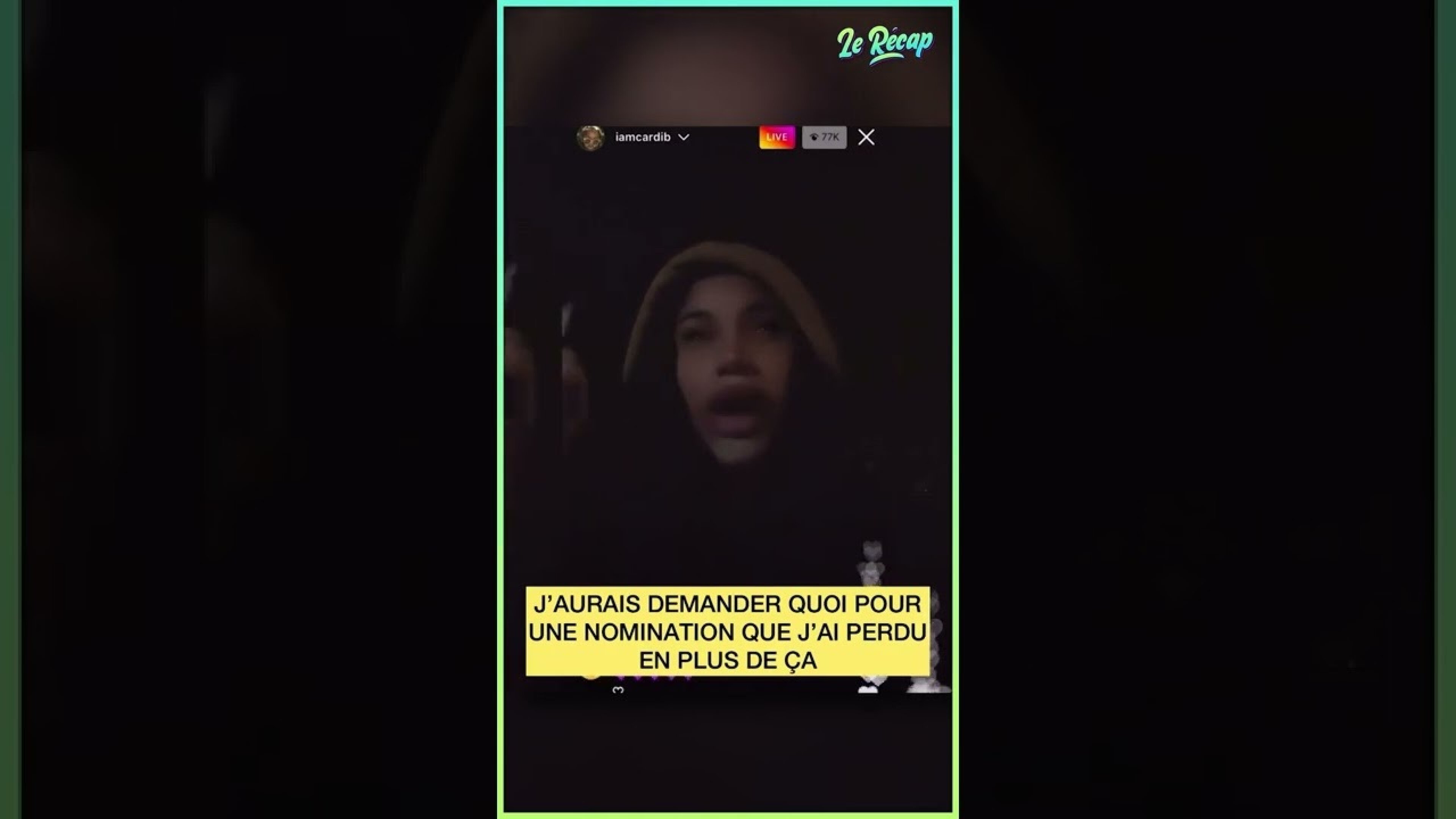 CARDI B PÈTE UN CÂBLE !