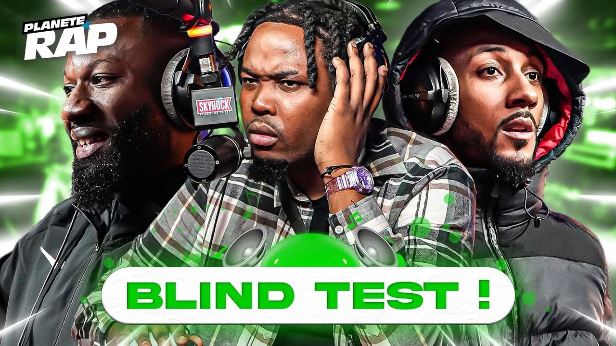 BLIND TEST REVERSE ! (avec Kaza et ses invités) #PlanèteRap