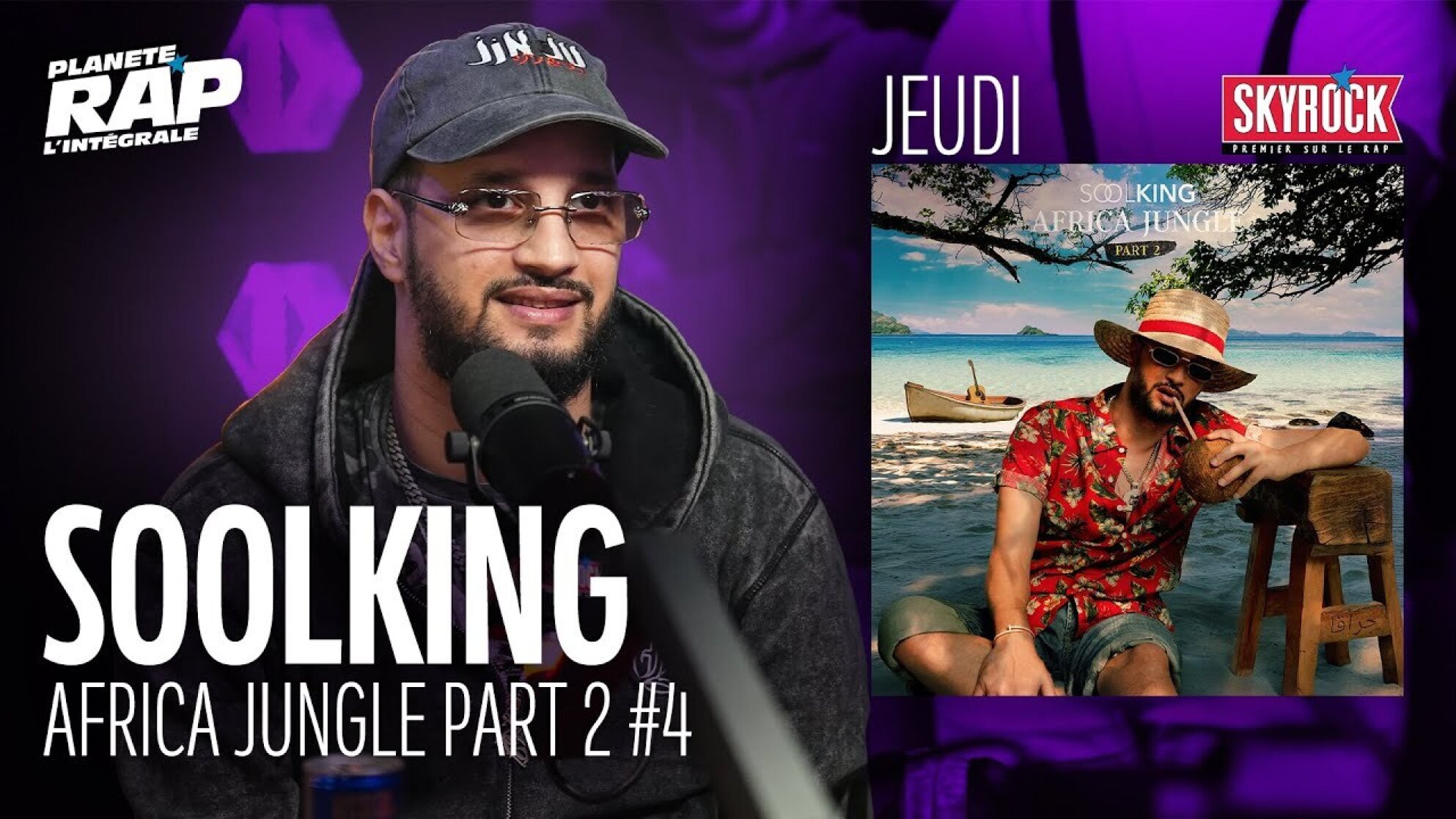 #PlanèteRap Soolking " Africa Jungle Part 2 " avec Guizmo, La Quica, Gama... & Fred Musa ! (4-5)
