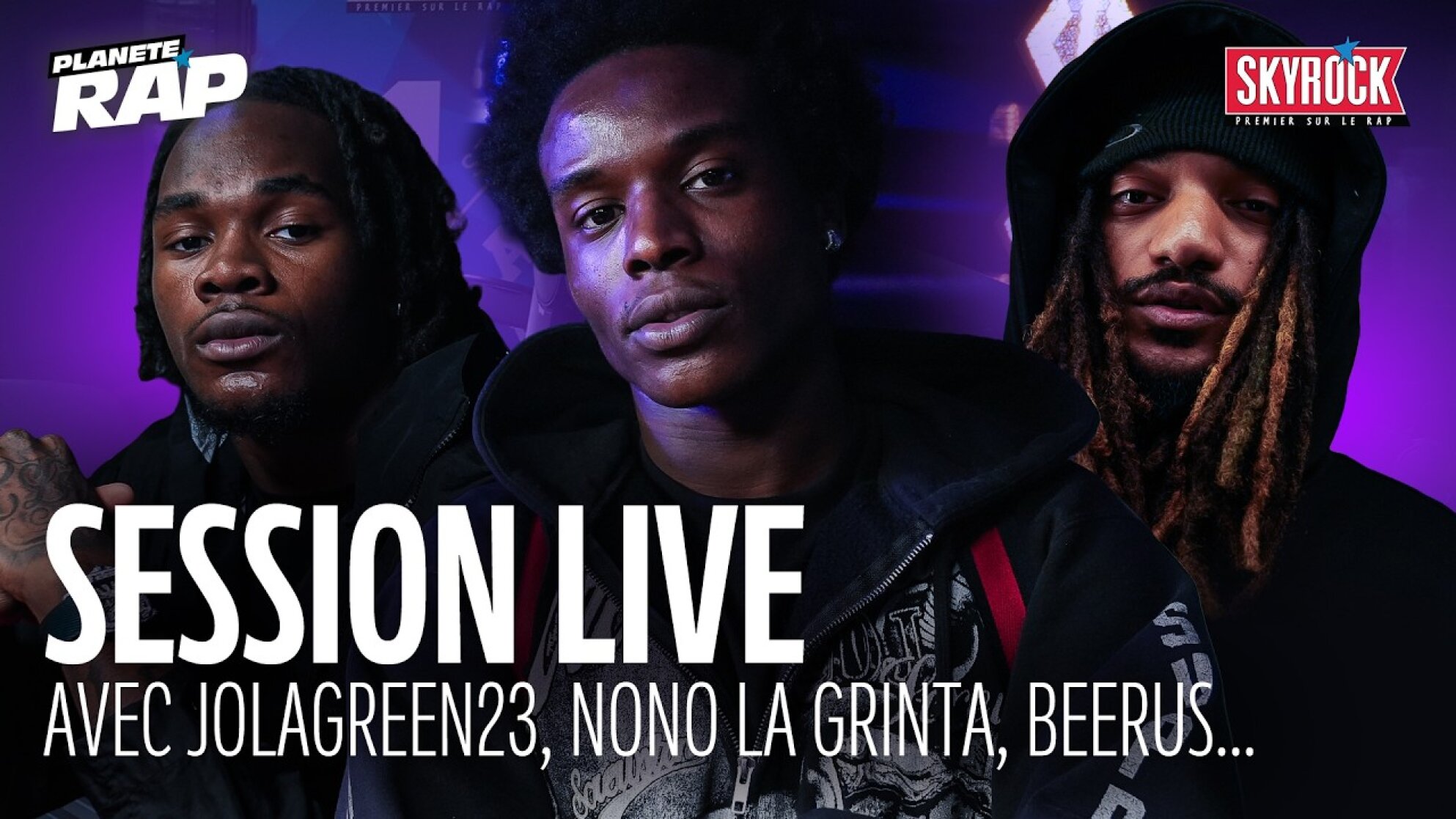SESSION LIVE avec Jolagreen23, Nono La Grinta, VITCHH, CHAKAL, BEERUS, YDA... ! #PlanèteRap