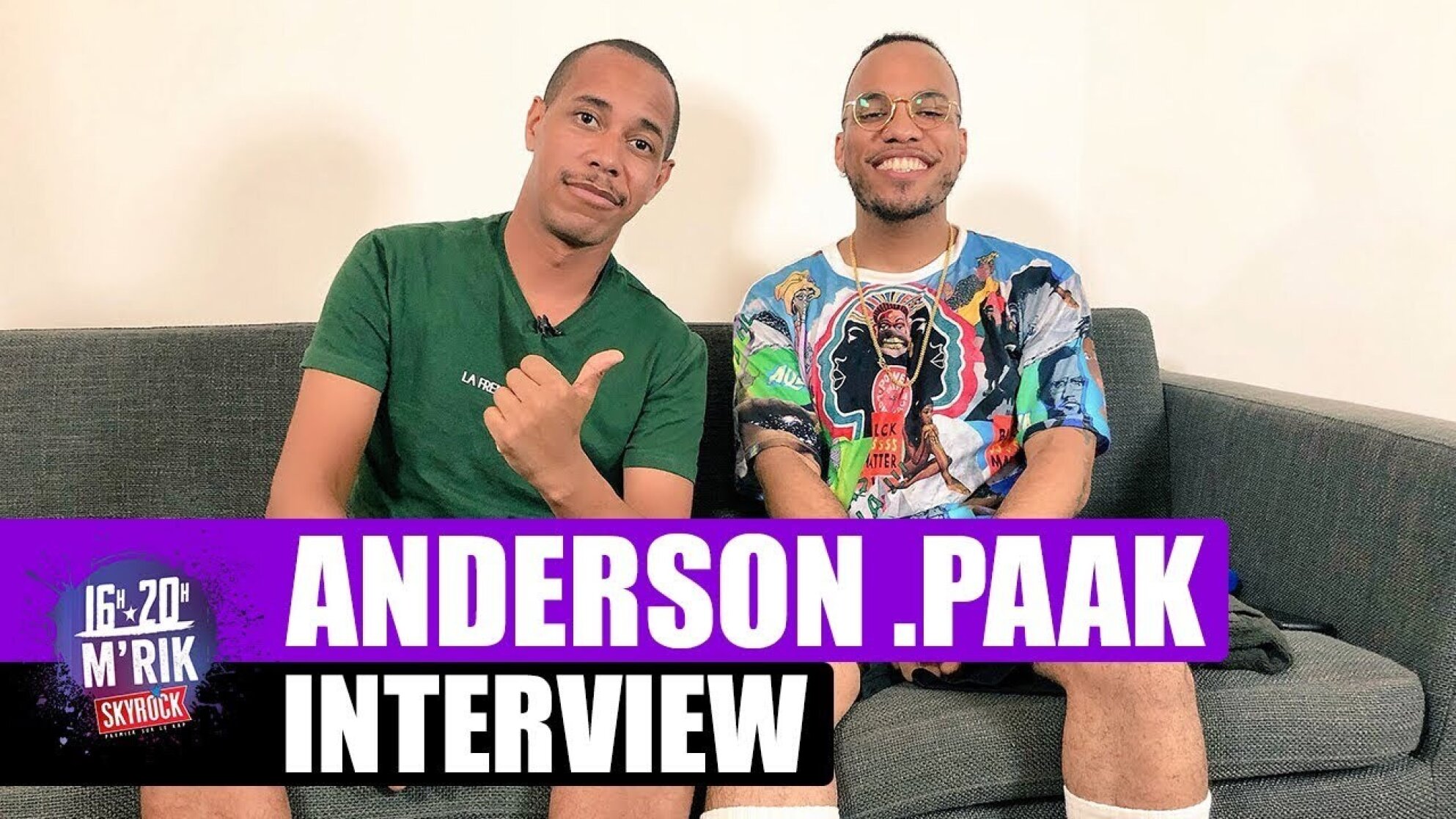 Anderson Paak: "L'aspect visuel est très important à mes yeux"