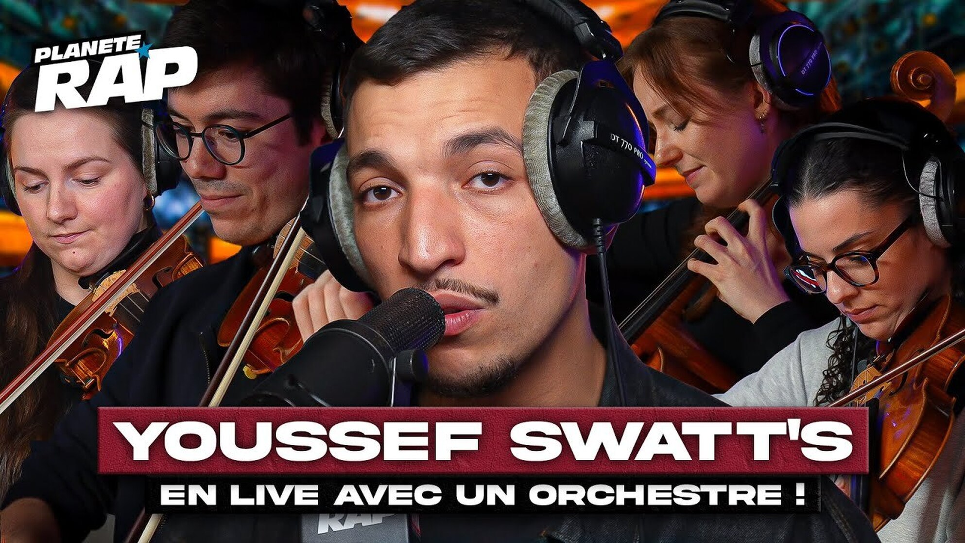 Youssef Swatt's en live avec un orchestre ! #PlanèteRap