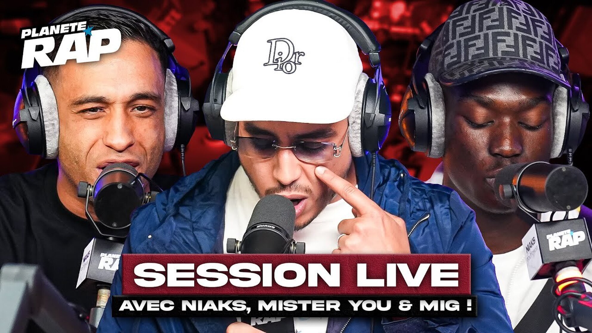 SESSION LIVE avec Niaks, Mister You & MIG ! #PlanèteRap