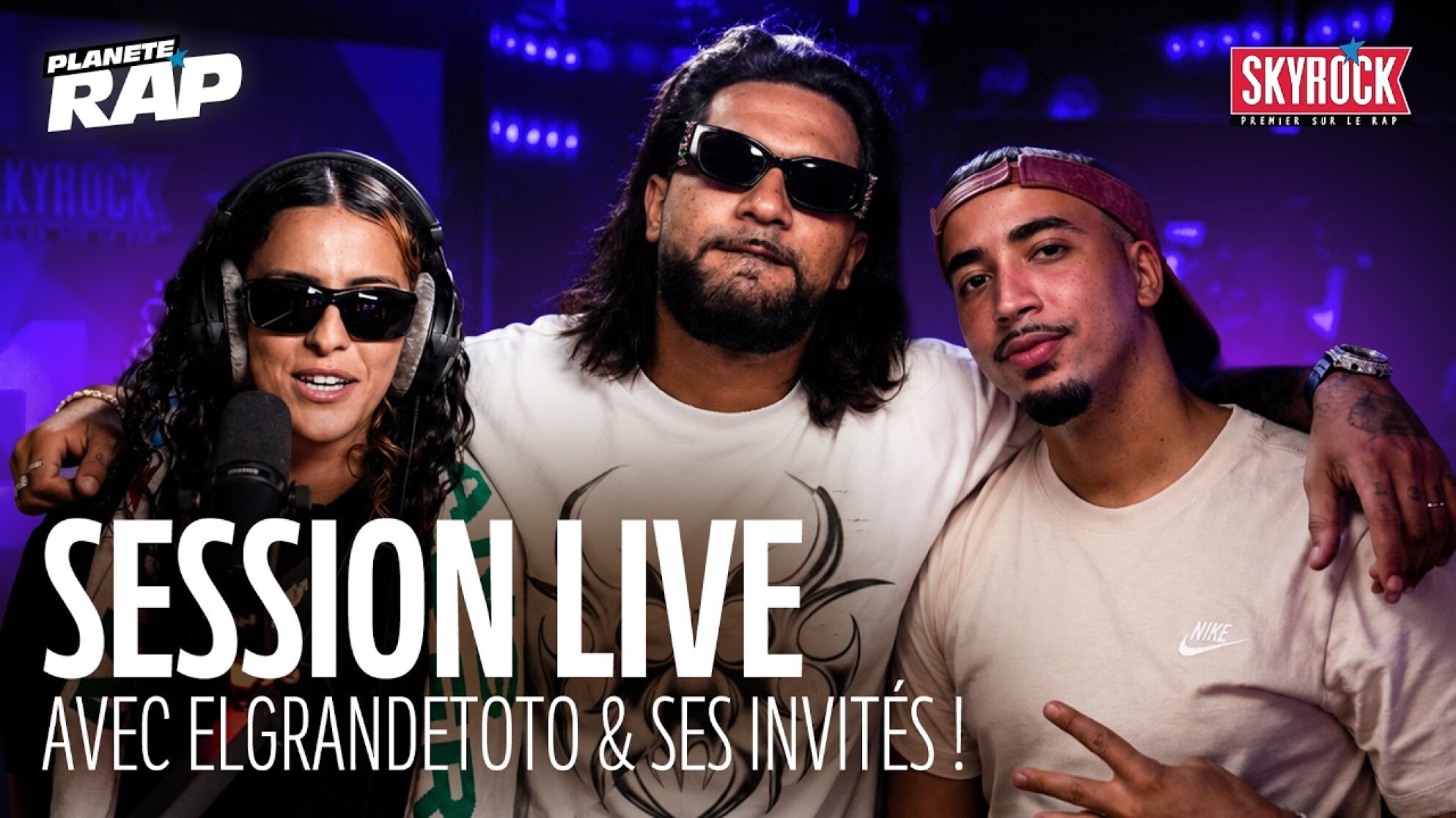 SESSION LIVE avec ElGrandeToto, Timar, Nabyl & Oumay ! #PlanèteRap