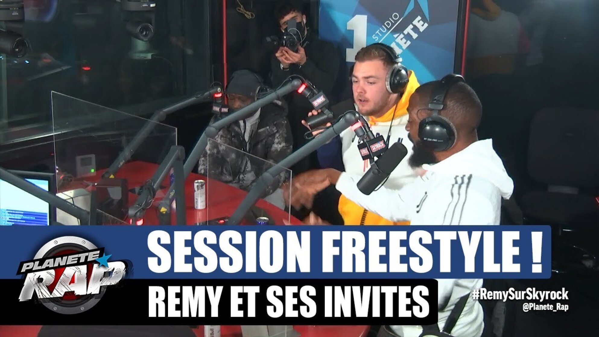 Rémy - Session freestyle avec Da Uzi & Requin ! #PlanèteRap