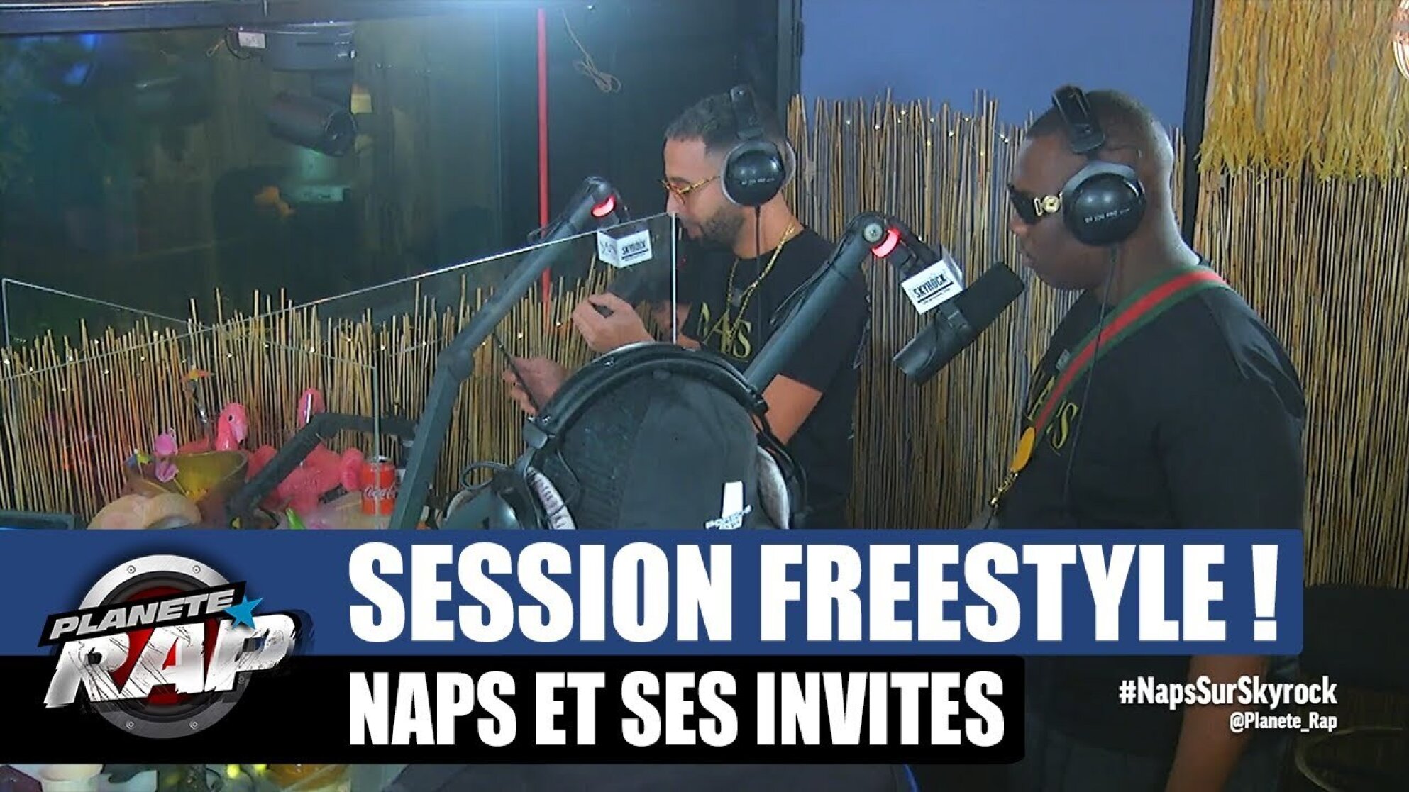 Naps - Session freestyle avec Gims, Thabiti et Ivory ! #PlanèteRap