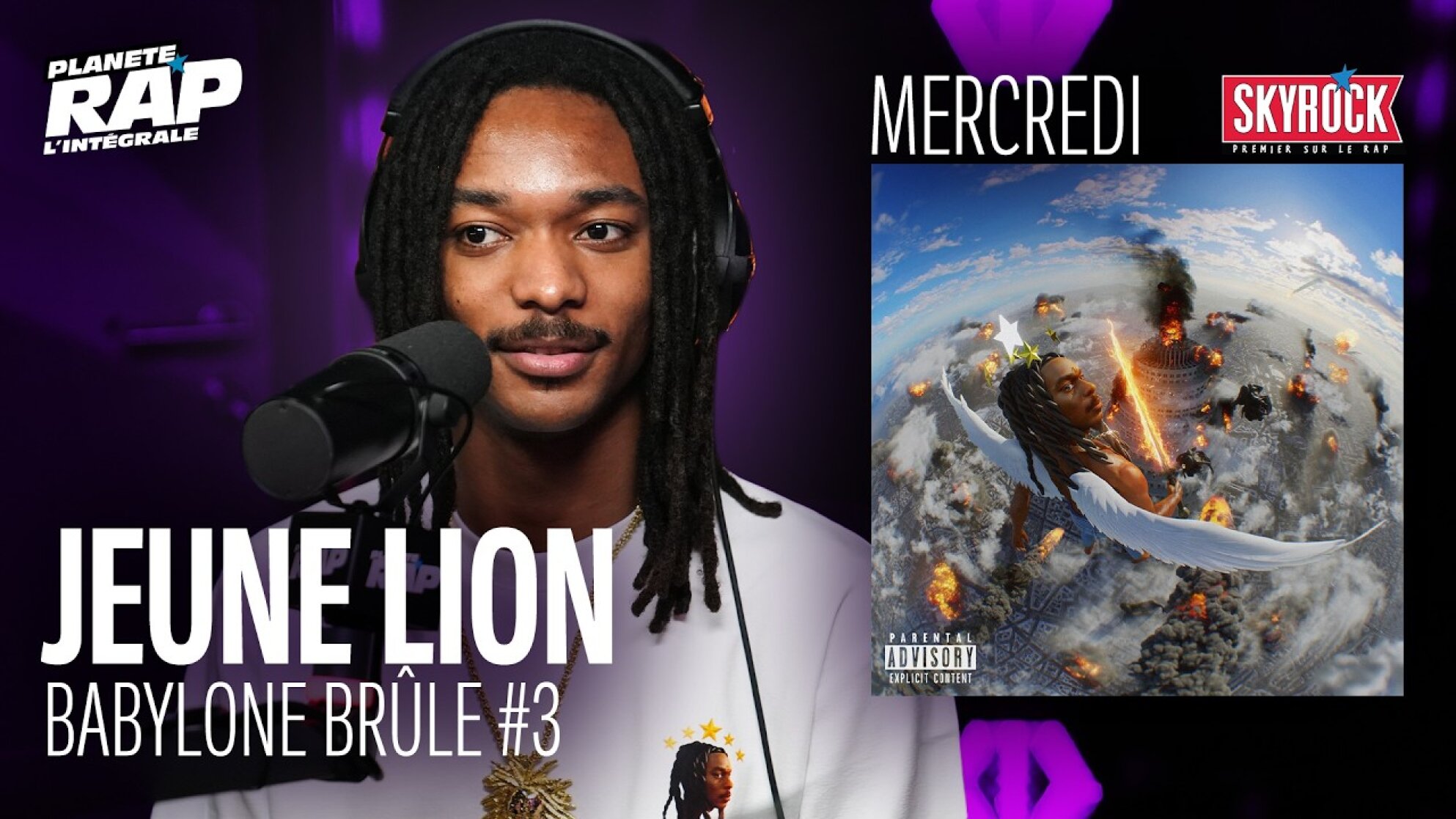 #PlanèteRap Jeune Lion Babylone brûle avec Kei, Mayo, 4ptn & Fred Musa (3-5)