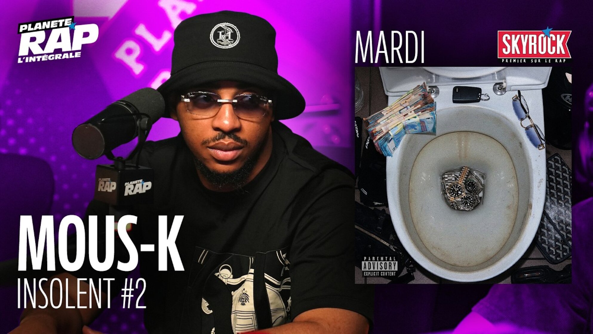 #PlanèteRap Mous-K "Insolent" avec GLK, Fresh laDouille, Bara & Fred Musa ! (2-5)