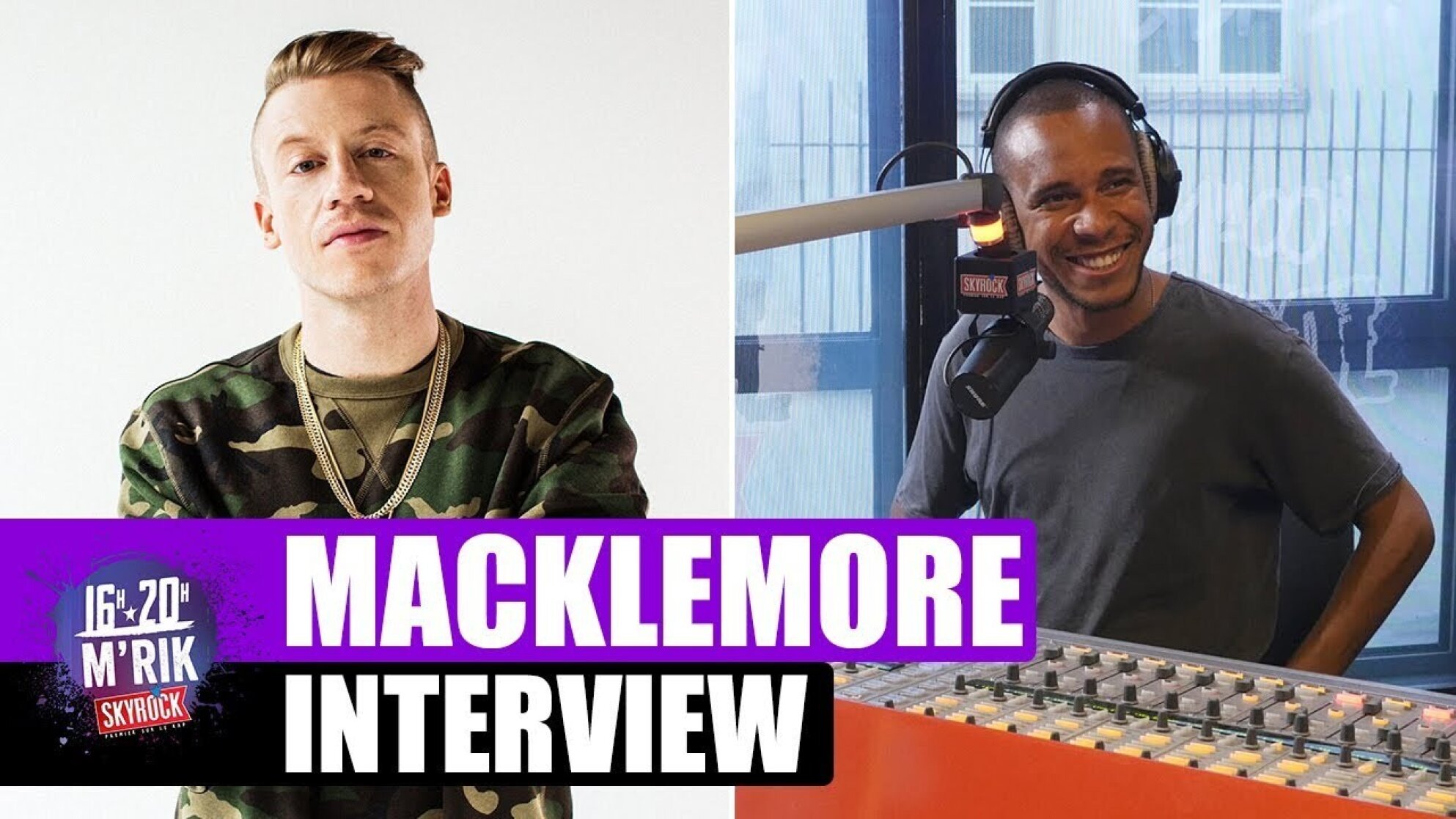 Macklemore (Phoner) : "L'énergie des Français est si authentique"