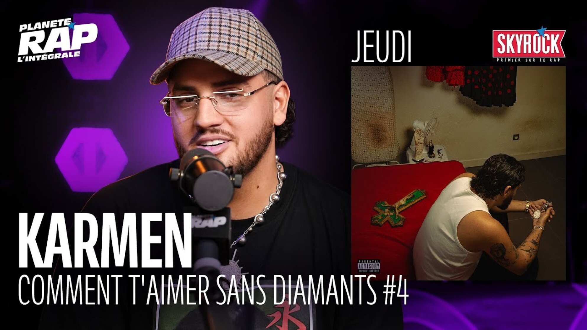 #PlanèteRap Karmen "Comment T'aimer Sans Diamants ?" avec Juice, Aupinard... & Fred Musa ! (4-5)