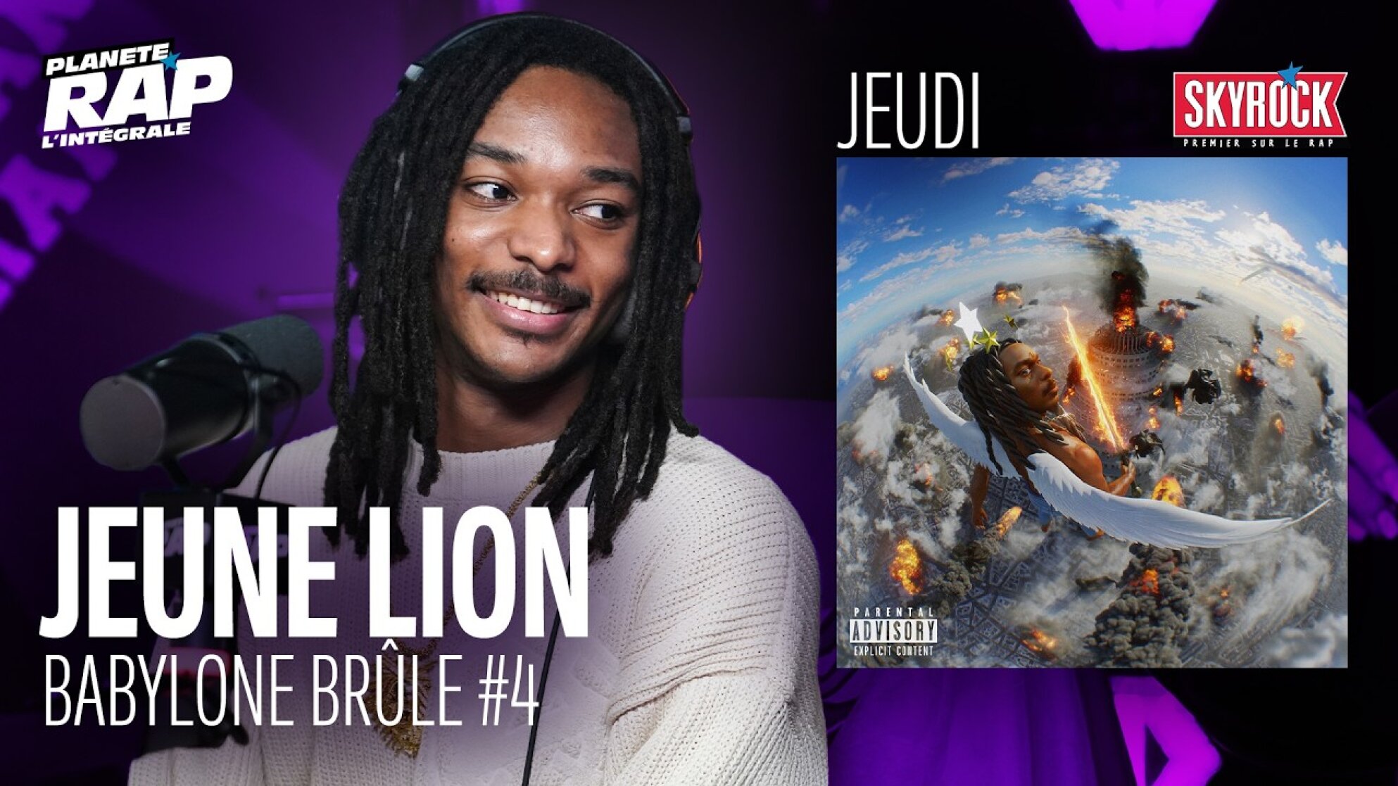 #PlanèteRap Jeune Lion "BABYLONE BRÛLE" avec Ormaz, Lalie, Makay, Imrane & Fred Musa (4-5)