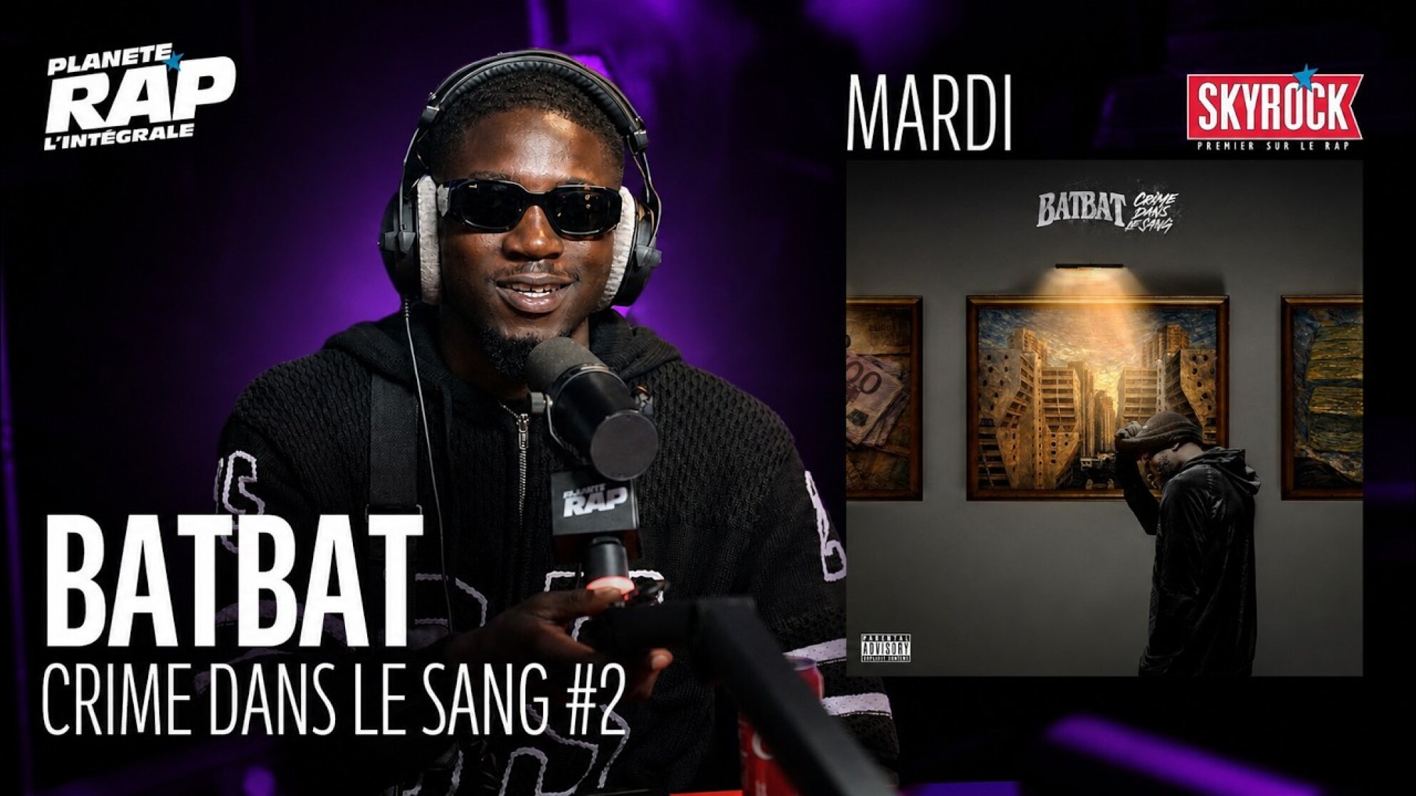 #PlanèteRap BatBat "Crime dans le sang" avec Kerchak, Mous-K, LIK, NM Pichichi... & Fred Musa (2-5)