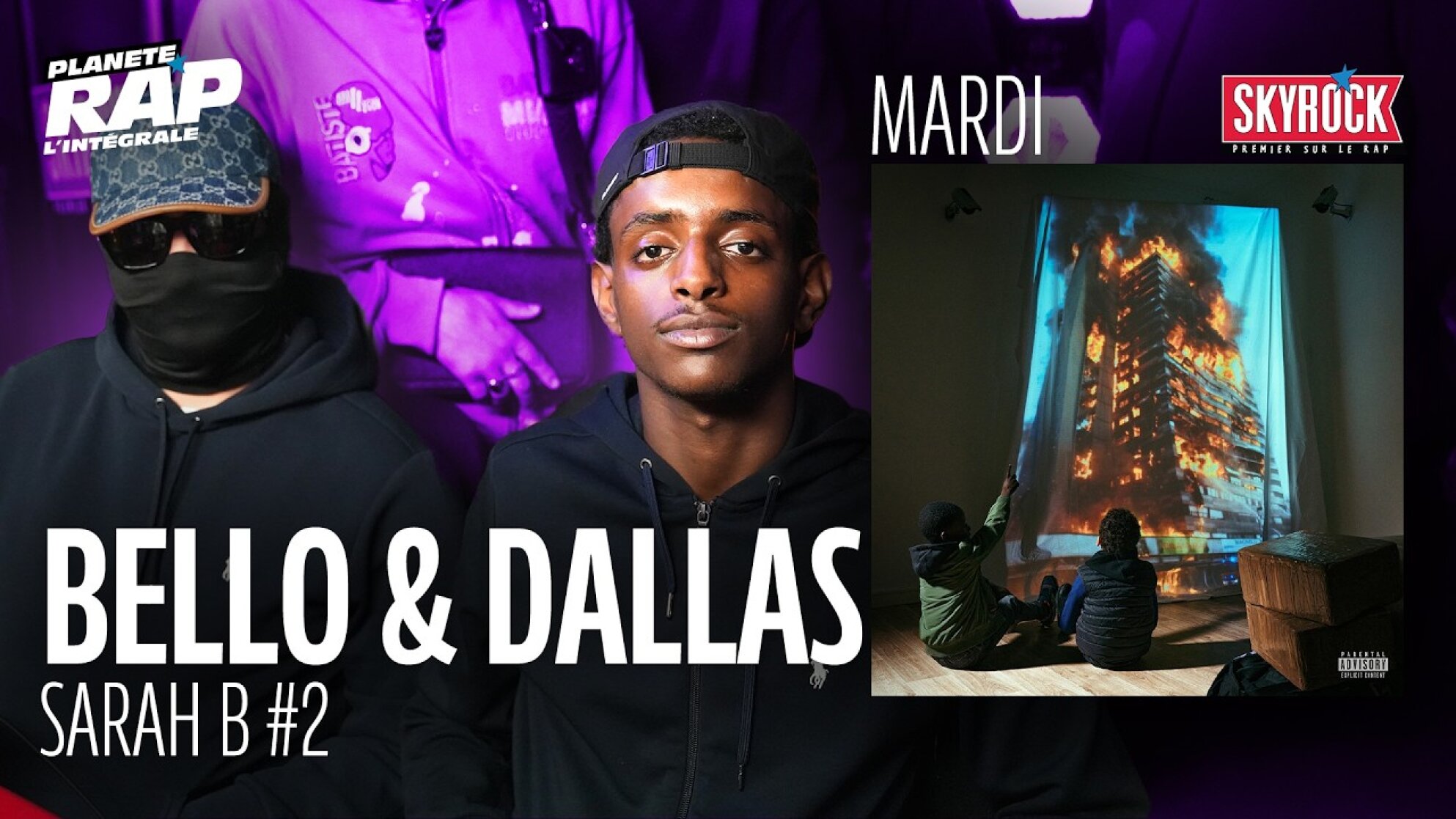 #PlanèteRap Bello&Dallas "Sarah B. avec Metah, Diez, Timoun, DLM & Fred Musa ! (2-5)