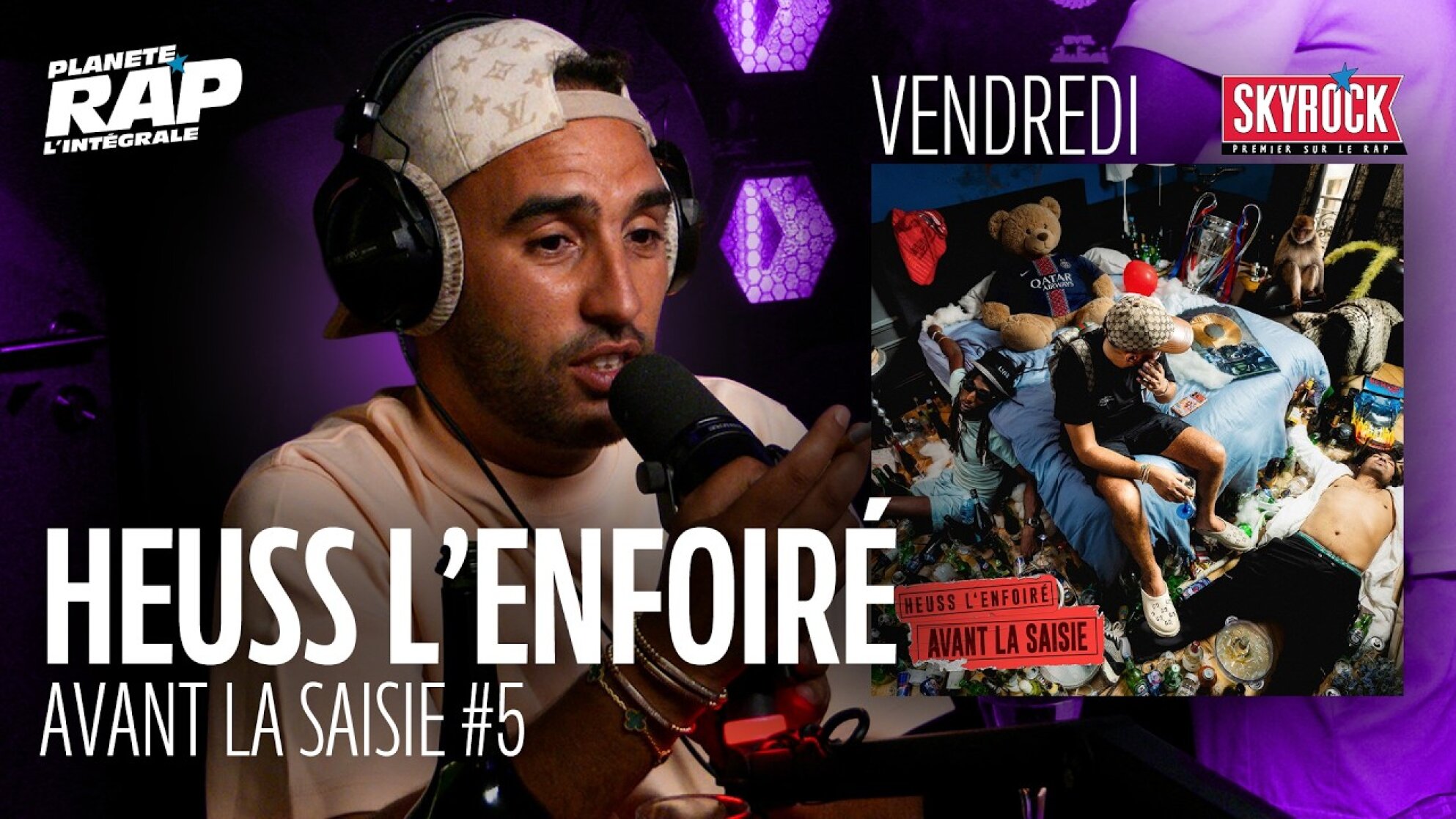 #PlanèteRap Heuss l'Enfoiré "AVANT LA SAISIE" avec Ramos, Beendo Z, Lin's, Sani... & Fred Musa (5-5)