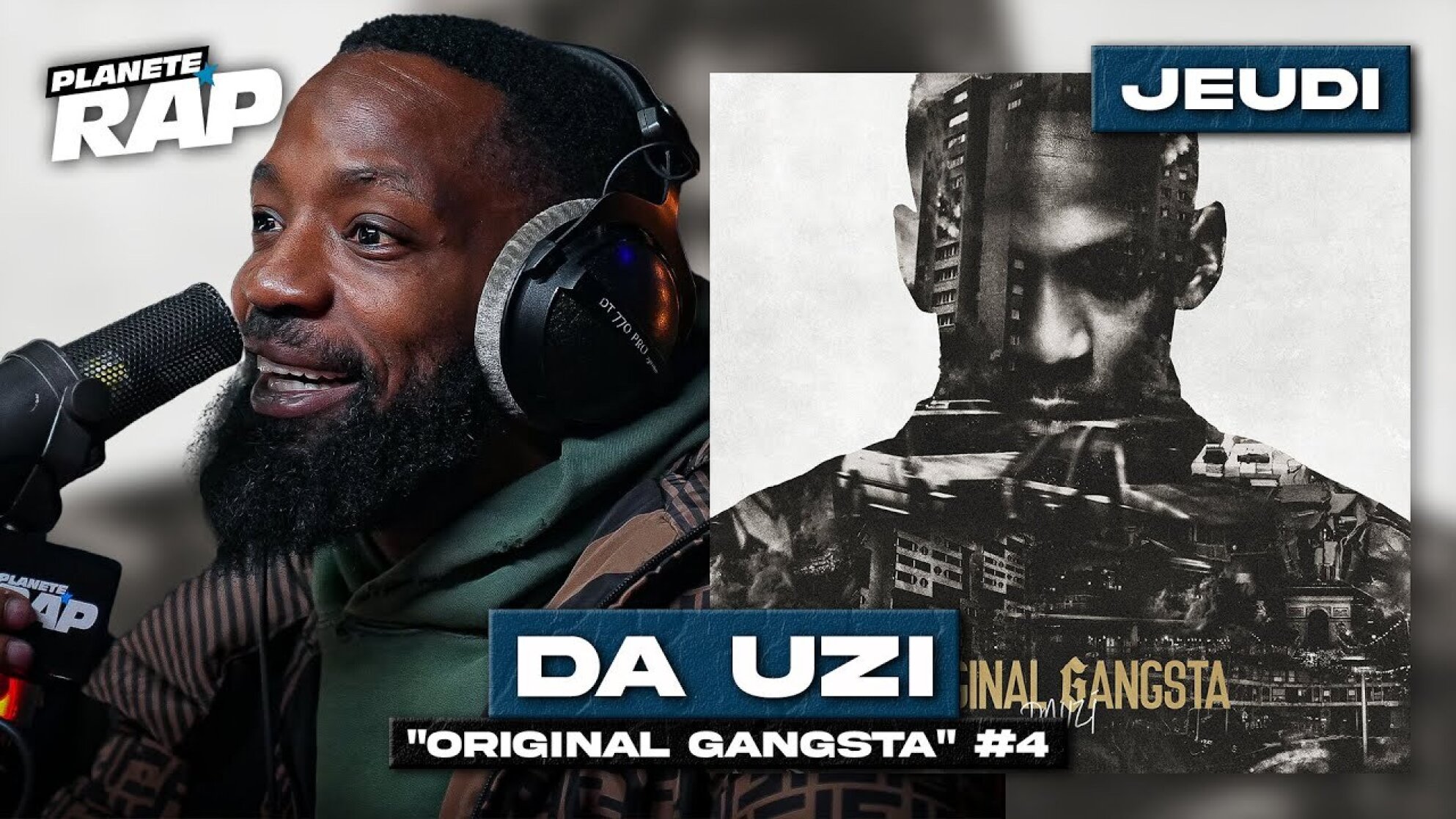 #PlanèteRap DA Uzi "Original Gangsta" avec Tvmo, Nokka, Mara, Katandy... & Fred Musa ! (4/5)
