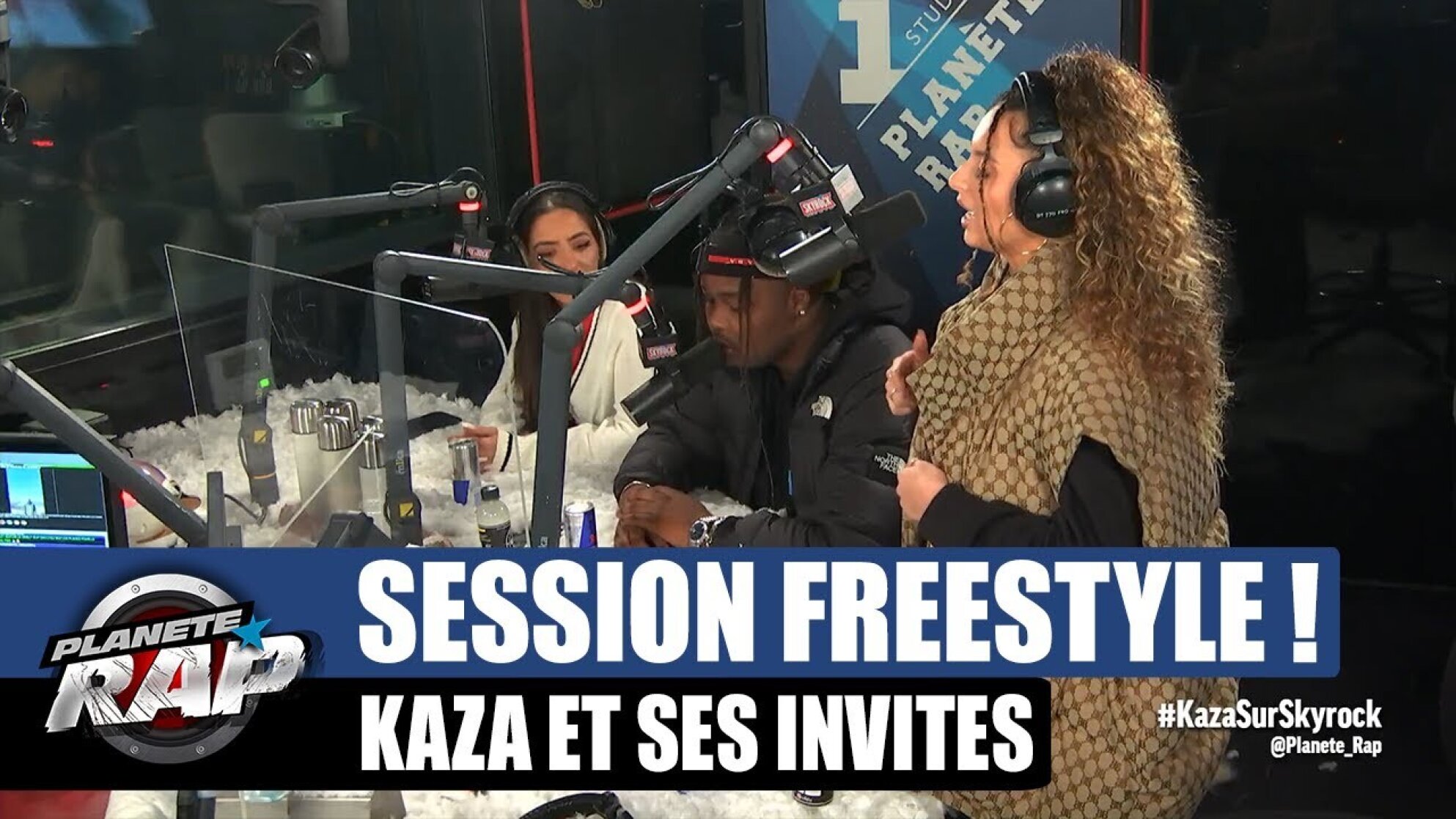 Kaza - Session freestyle avec Leila AD, Nalaa, Jesley & Flashko ! #PlanèteRap