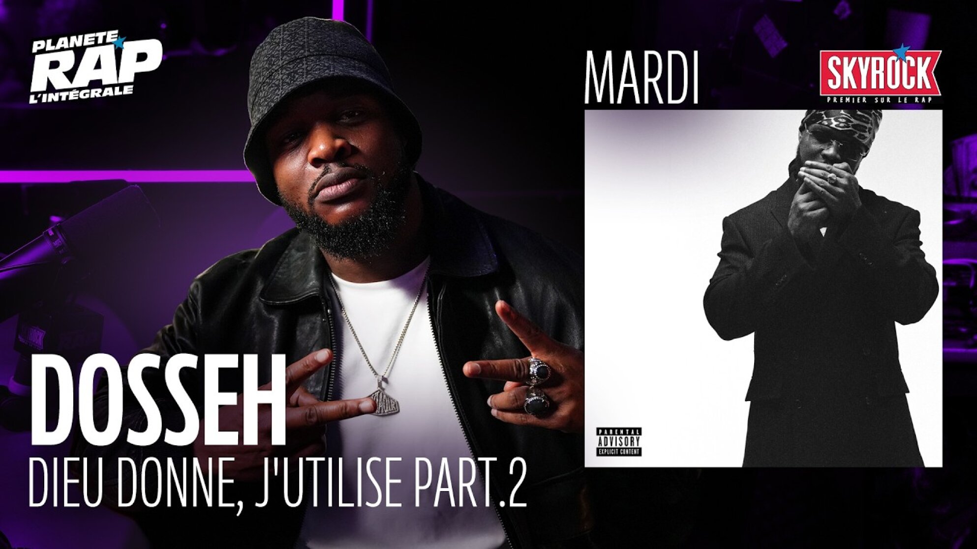 #PlanèteRap Dosseh "Dieu Donne, J'utilise part.2" avec Fred Musa ! (2-5)