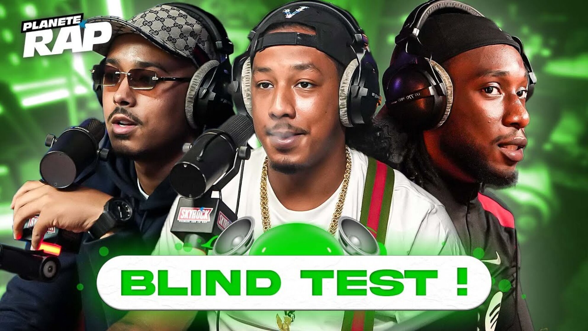 BLIND TEST ! (avec Malty 2BZ, Kamas Skuh, Pirate, Mola, Dendei, Kolo La R et Fred Musa) #PlanèteRap