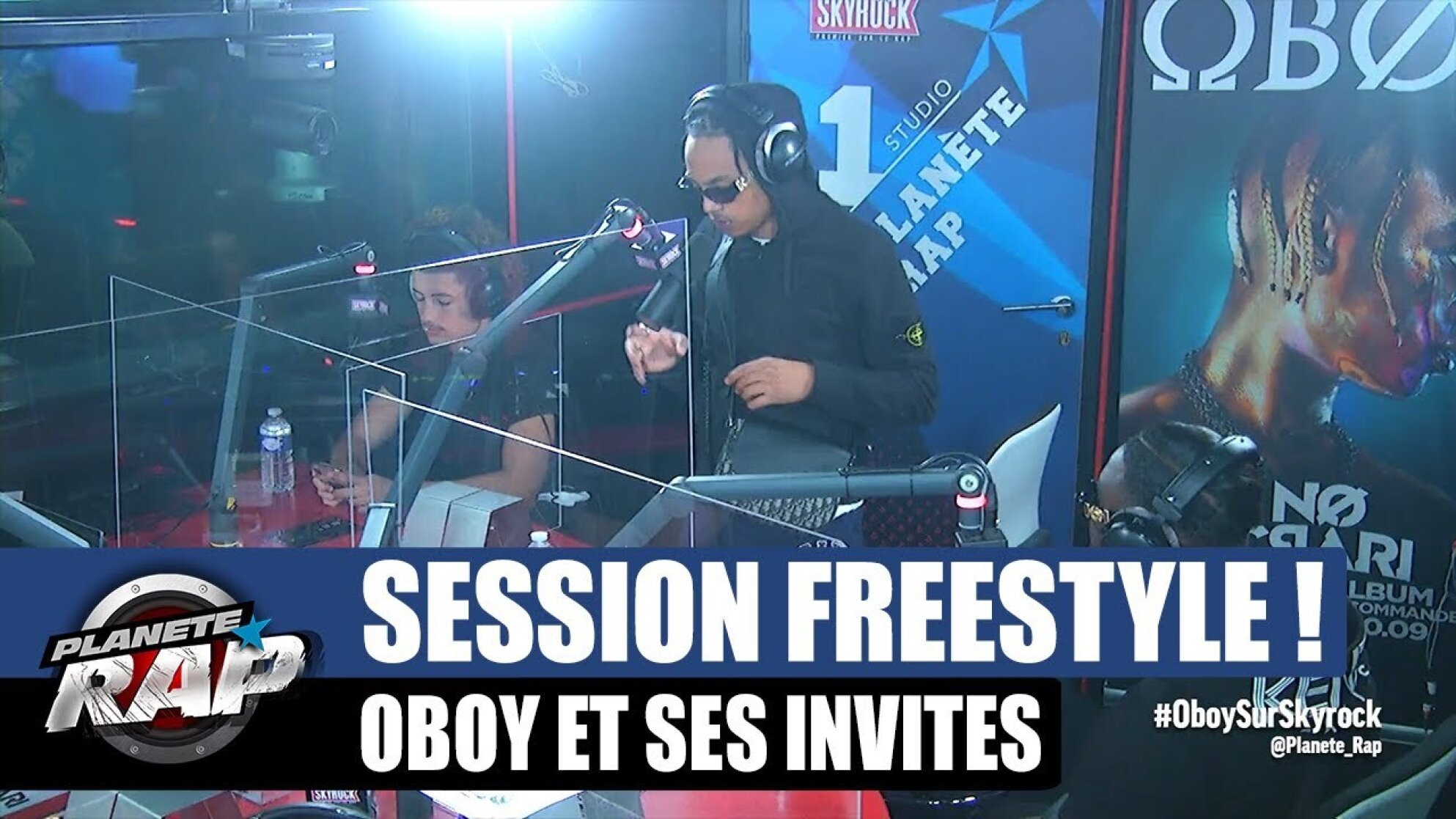 Oboy - Session freestyle avec Manny, Moko & Beskri ! #PlanèteRap