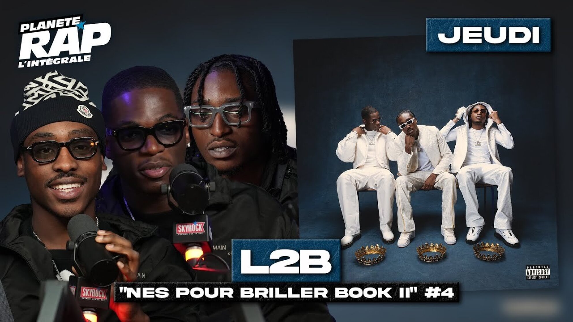 #PlanèteRap L2B "Nés pour briller" avec RSKO, 2 Face, NTL, Blue Kartel, La RS ... & Fred Musa (4/5)