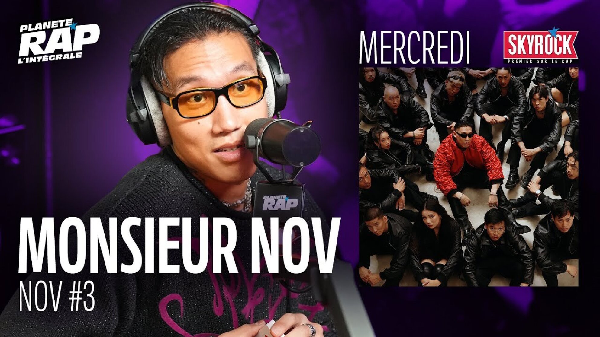#PlanèteRap Monsieur Nov " NOV " avec Maud Elka, Lisandro Cuxi & Fred Musa ! (3-5)