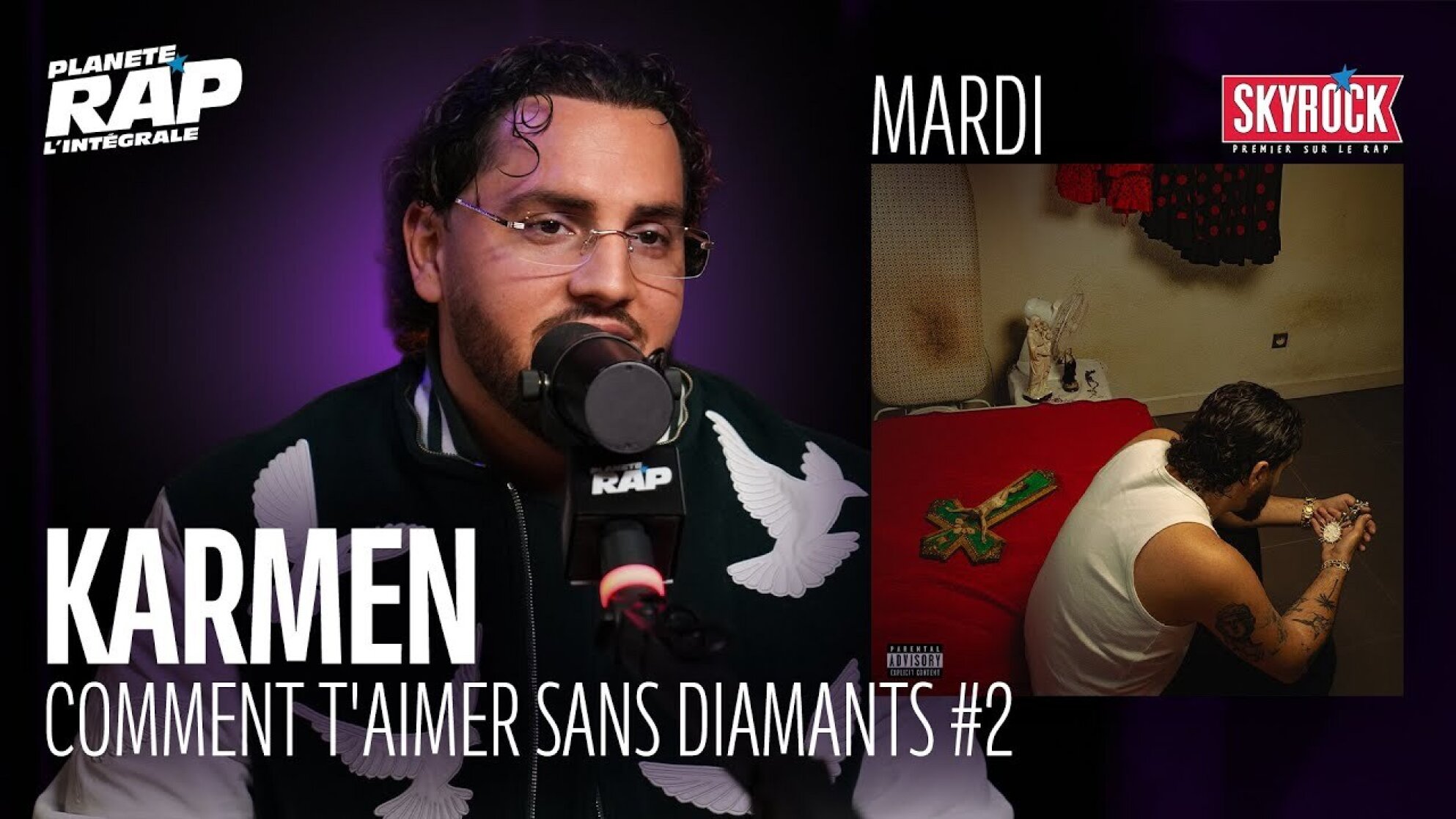 #PlanèteRap Karmen "Comment T'aimer Sans Diamants ?" avec Tito G, Kaeles... & Fred Musa ! (2-5)