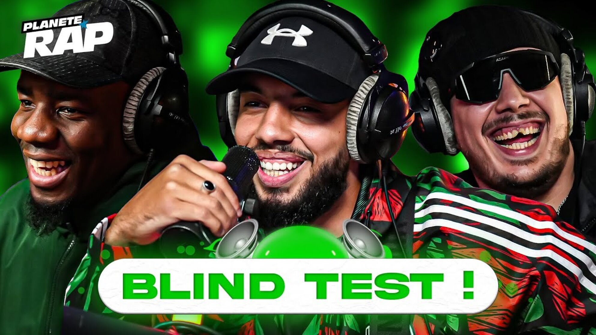 BLIND TEST ! (avec Emkal, Udeyfa, So La Zone, Dj Moon & Fred Musa) #PlanèteRap