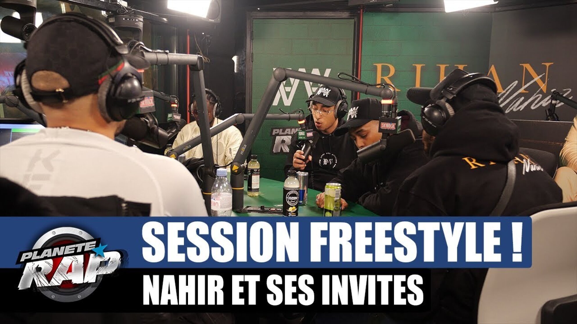 Nahir - Session freestyle avec Guy2Bezbar, Hayce Lemsi, Rvzmo & Nini Mess ! #PlanèteRap