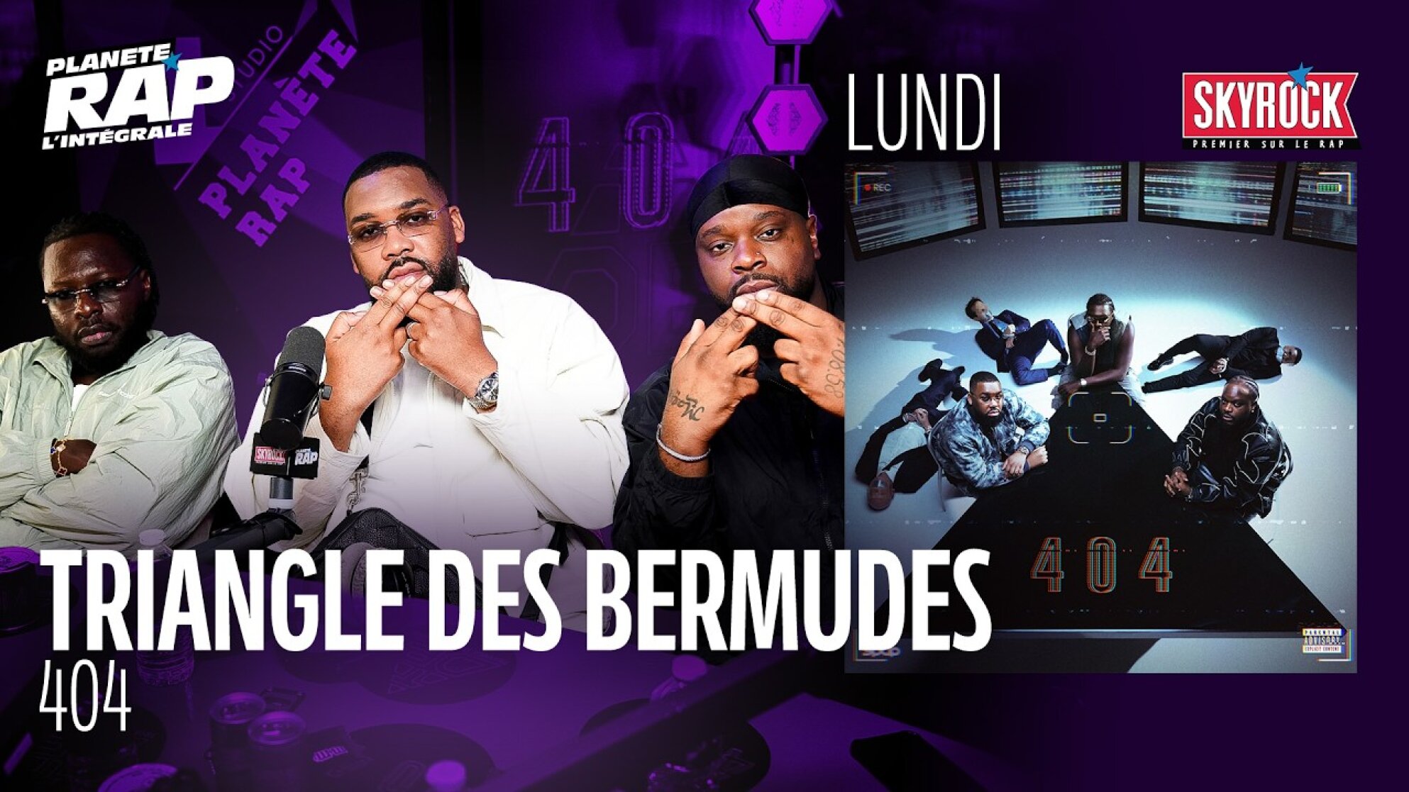 #PlanèteRap Triangle Des Bermudes "404" avec Franglish & Fred Musa ! (1-5)