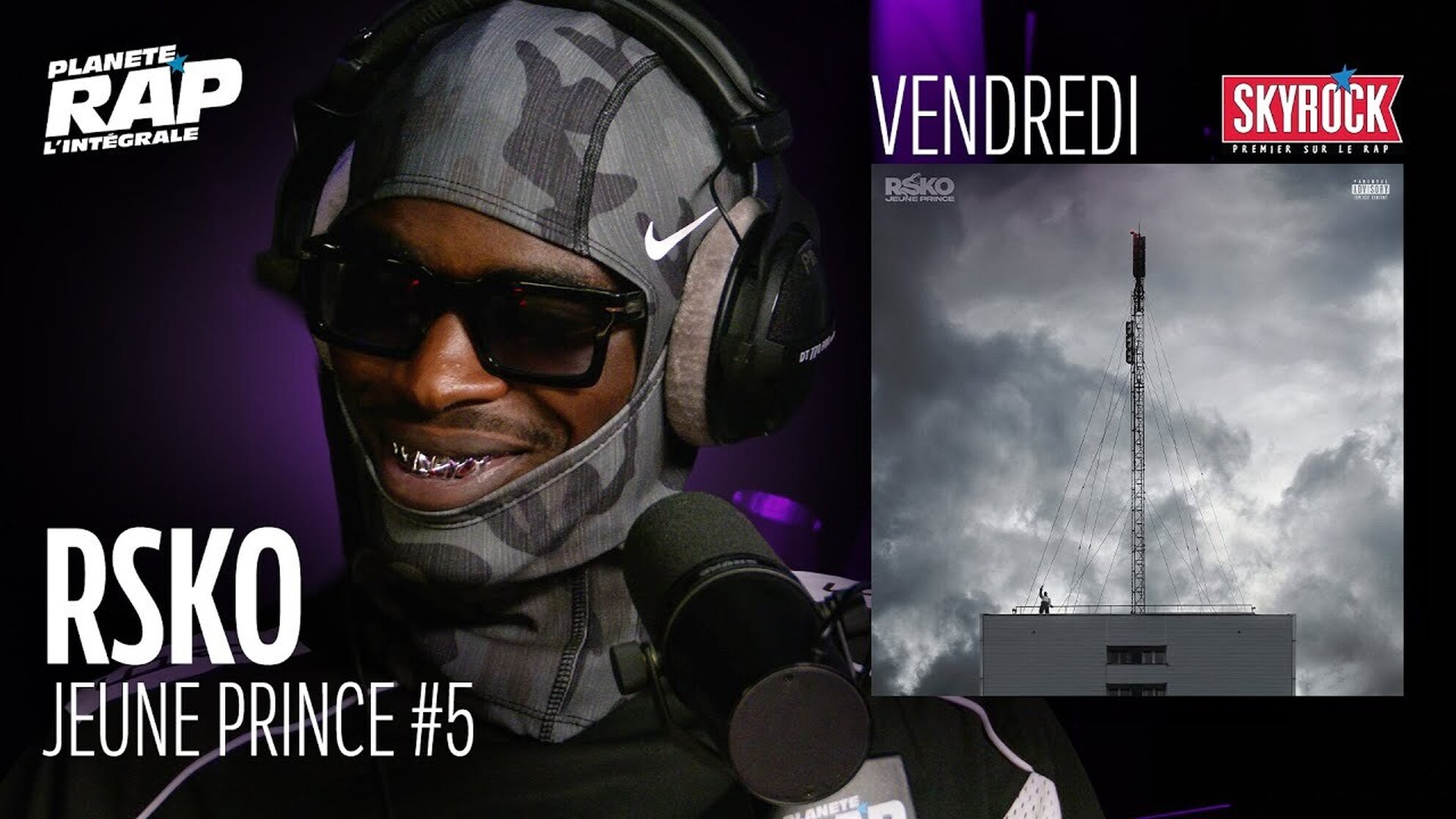 #PlanèteRap RSKO "Jeune prince" avec Sky, K2, BRK, SKU la R.S, Ism, ATH... & Fred Musa ! (5-5)