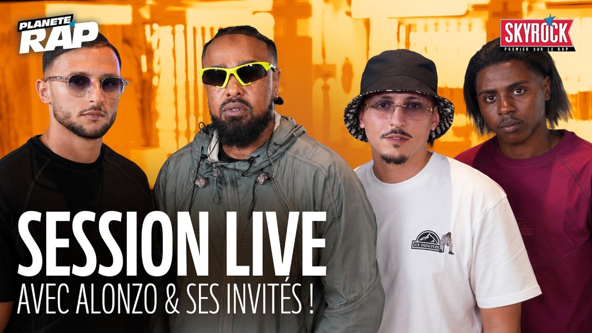 SESSION LIVE avec Alonzo, Clubb 29, Diez & Desouza #PlanèteRap