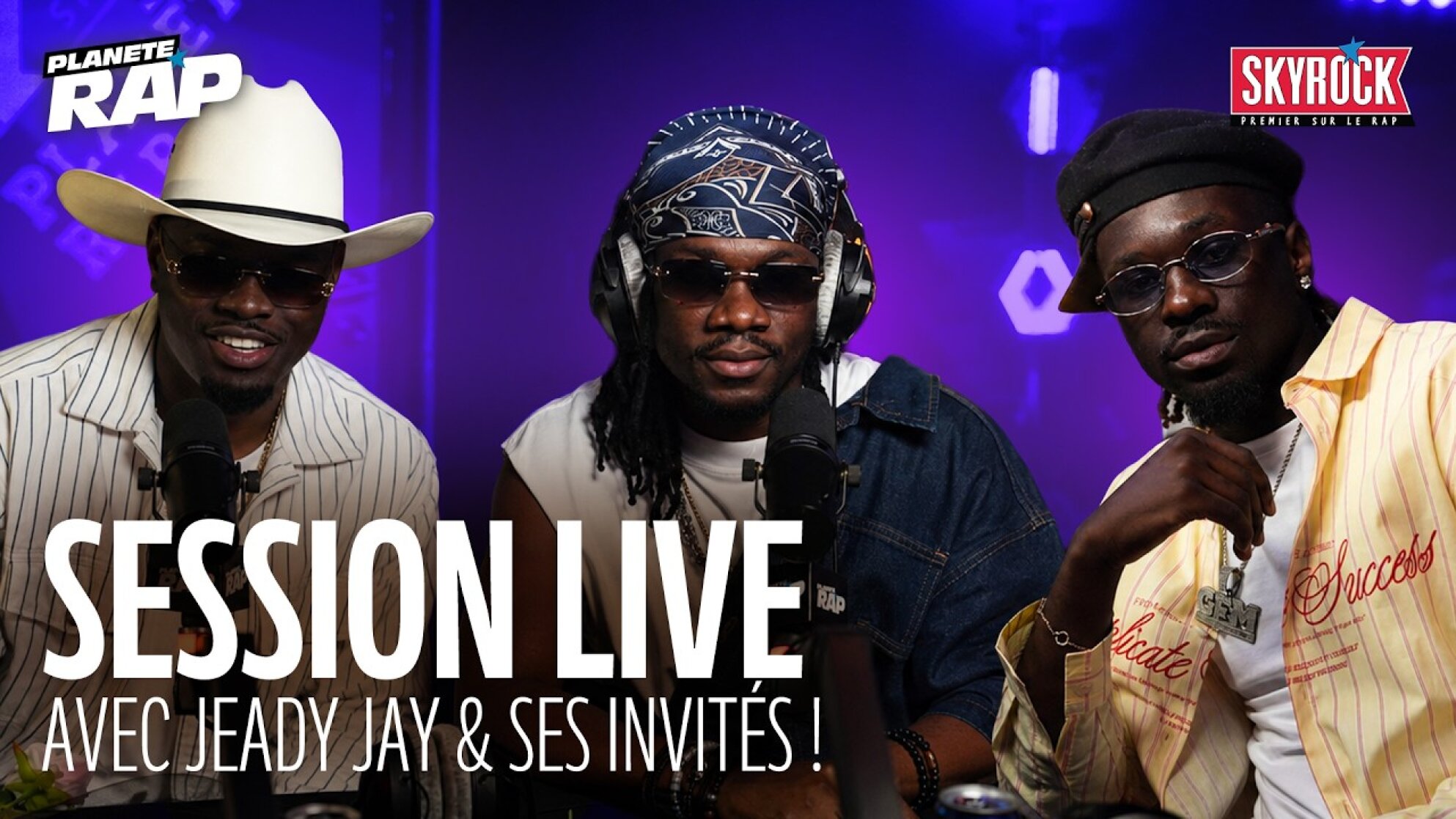 SESSION LIVE avec Jeady Jay, M D, Wayne Flenory, Fenek & Limo ! #PlanèteRap