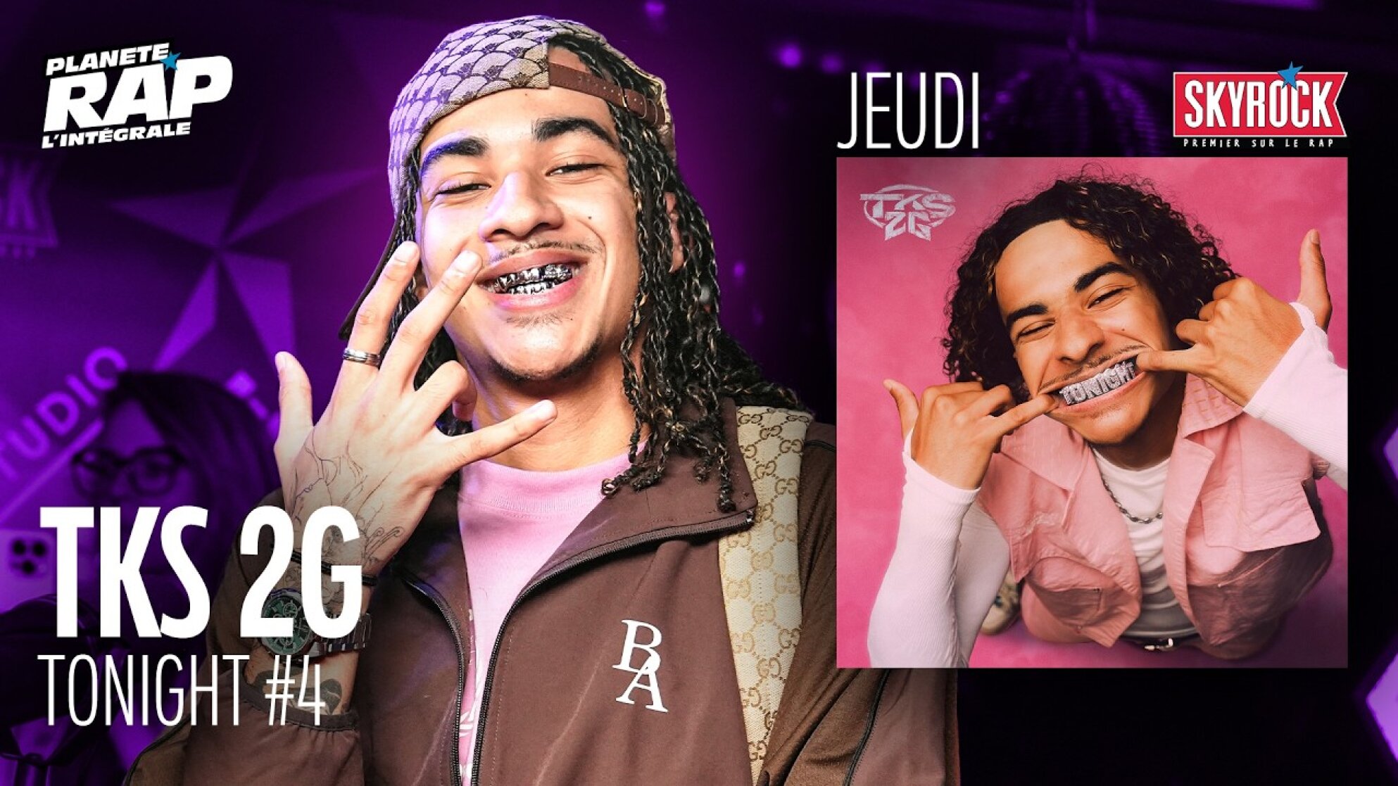 #PlanèteRap TKS 2G "TONIGHT" avec Maureen, Fallon, Kalipsxau & Fred Musa ! (4-5)