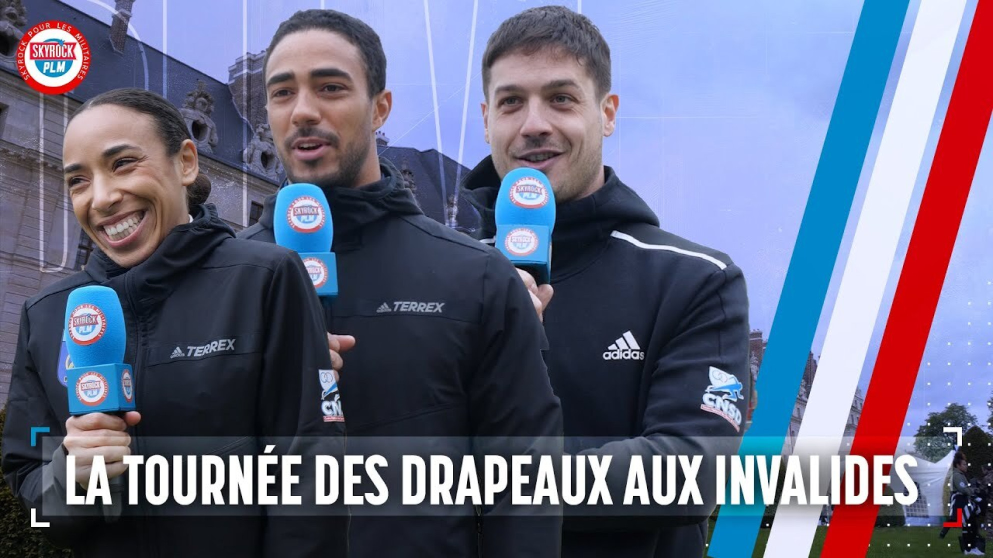 La tournée des drapeaux aux Invalides – JOP 2024