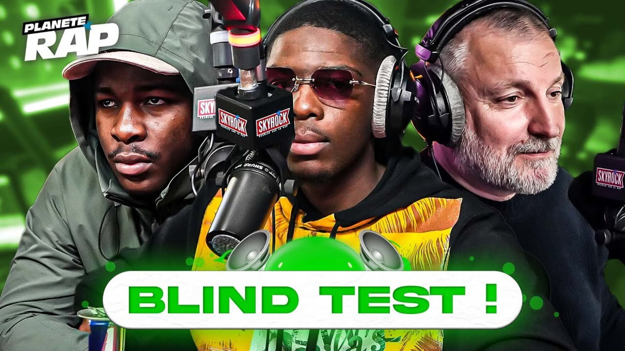 BLIND TEST REVERSE ! (avec Uzi, ISS, Skima, JKSN & 2 mètres) #PlanèteRap