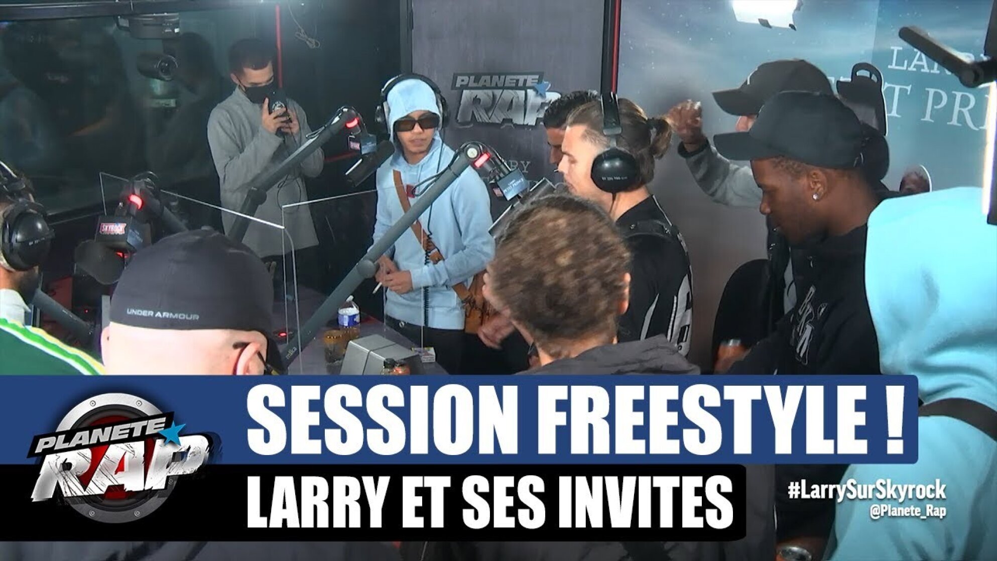 Larry - Session freestyle avec Taga & Drovn ! #PlanèteRap