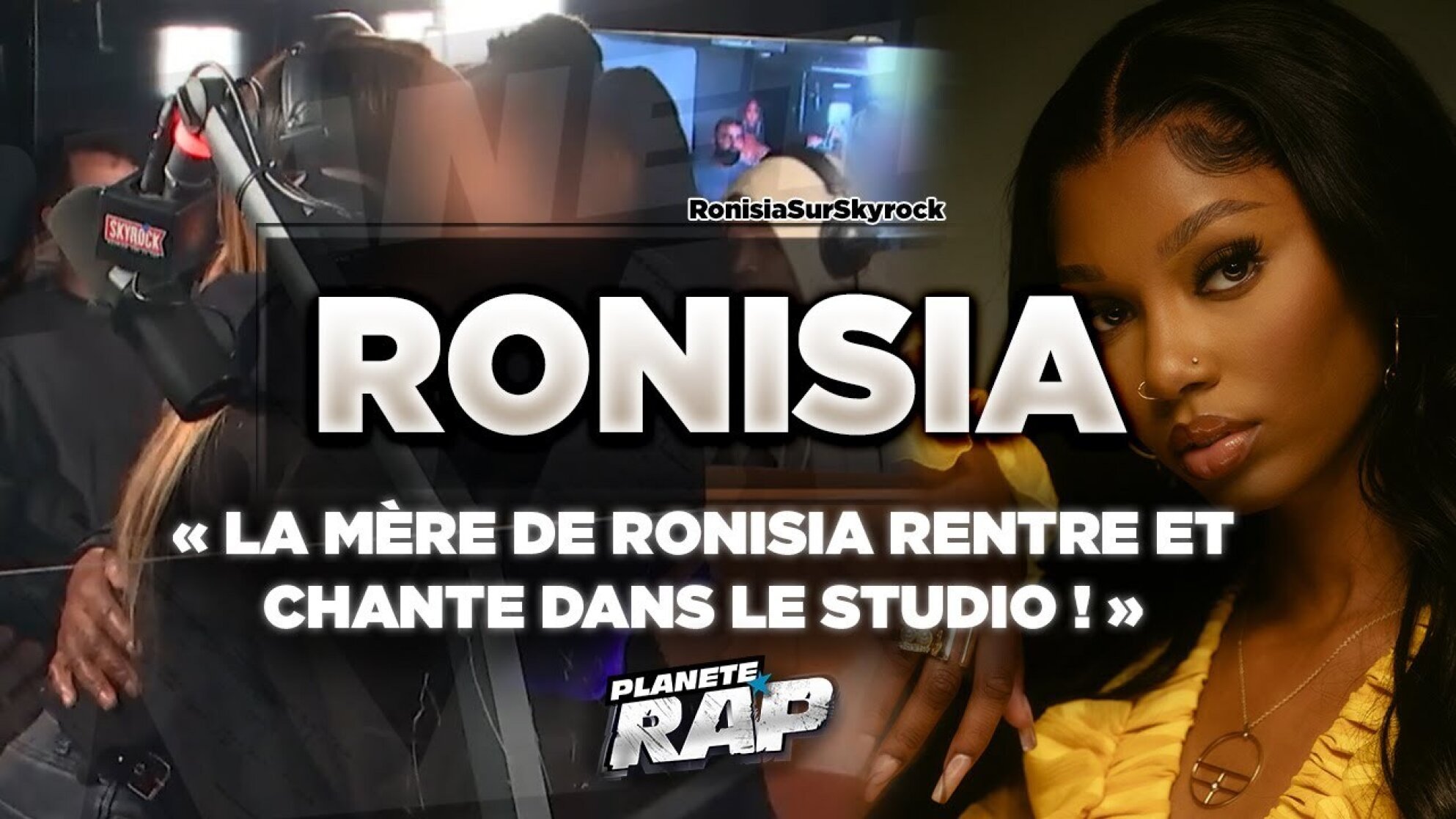 LA MÈRE de RONISIA RENTRE et CHANTE dans le STUDIO ! #PlanèteRap