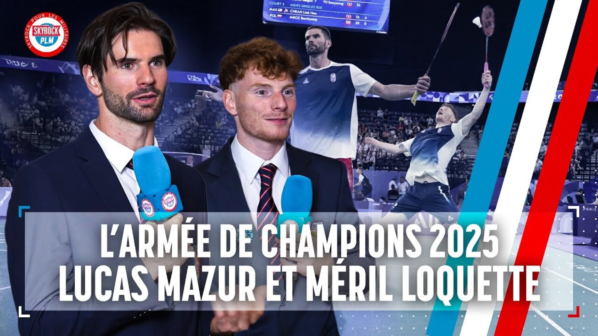 Lucas Mazur et Méril LOQUETTE : Para-badminton