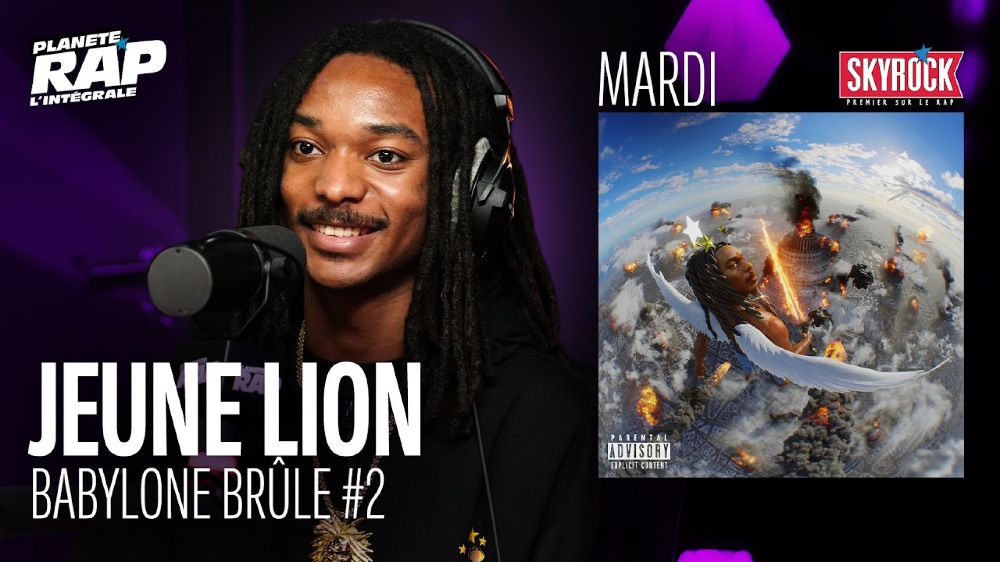 #PlanèteRap Jeune Lion "BABYLONE BRÛLE" avec Kei, Lalie, Izz & Fred Musa (2-5)