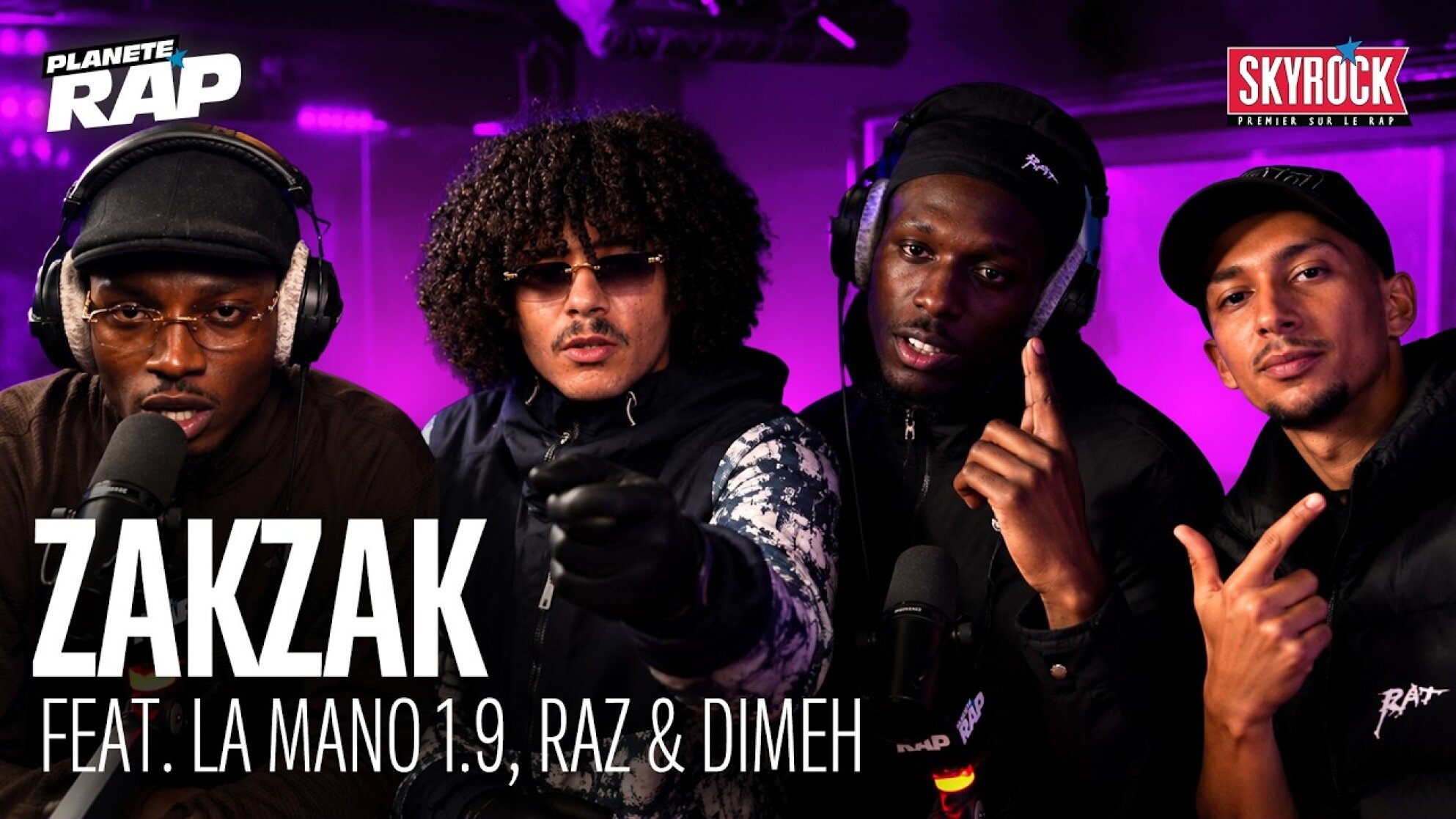 [EXCLU] ZAKZAK feat. La Mano 1.9, RAZ & Dimeh - Salut Madame #PlanèteRap
