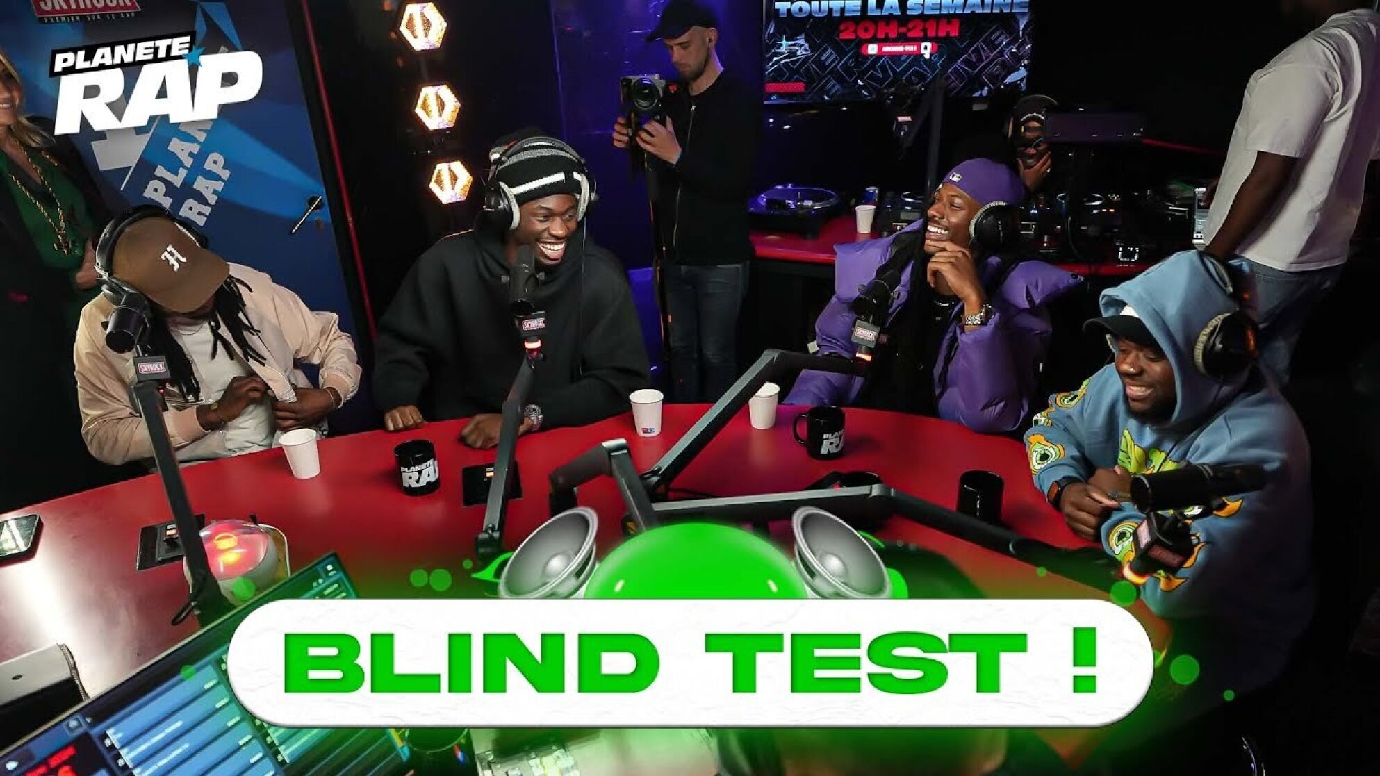 BLIND TEST ! (avec Tiakola, Zed, Liim's et Cheu-B) #PlanèteRap